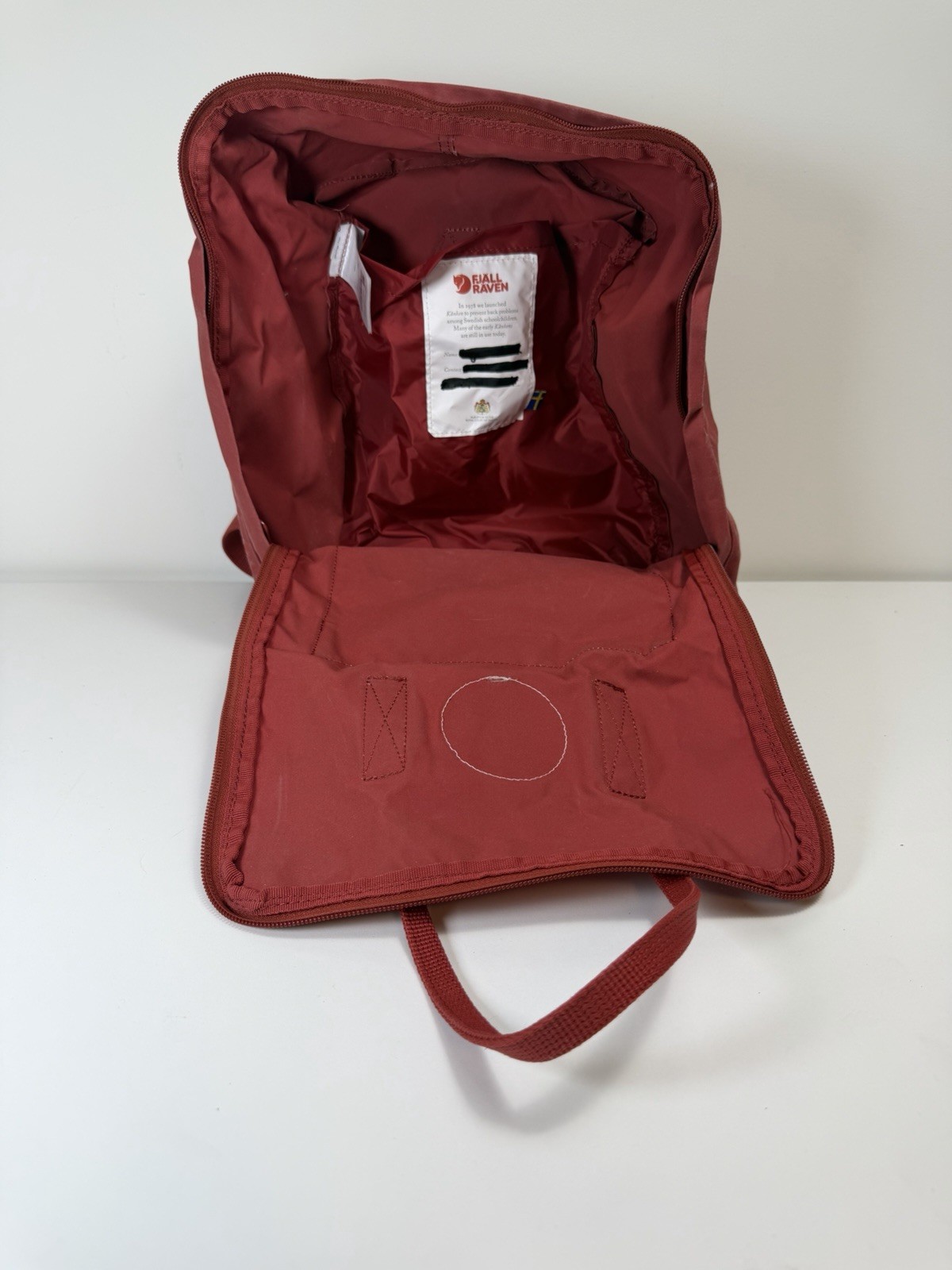 Fjallraven Kanken Classic Backpack 23510 Sweden Canvas 16L – Ox Red