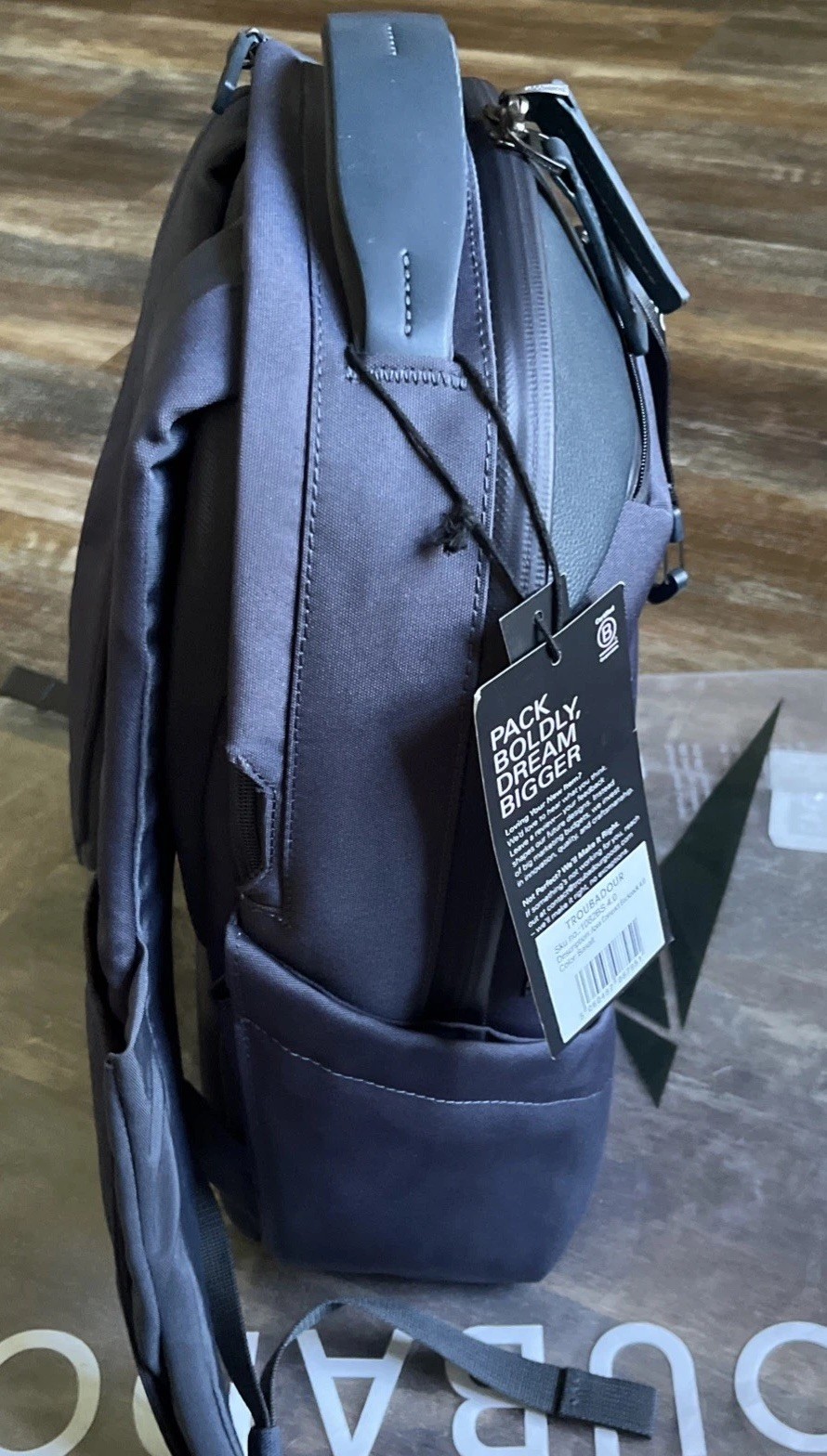 Troubadour Apex 4.0 Compact Backpack 16L Ergonomic/Water Resistant Basalt