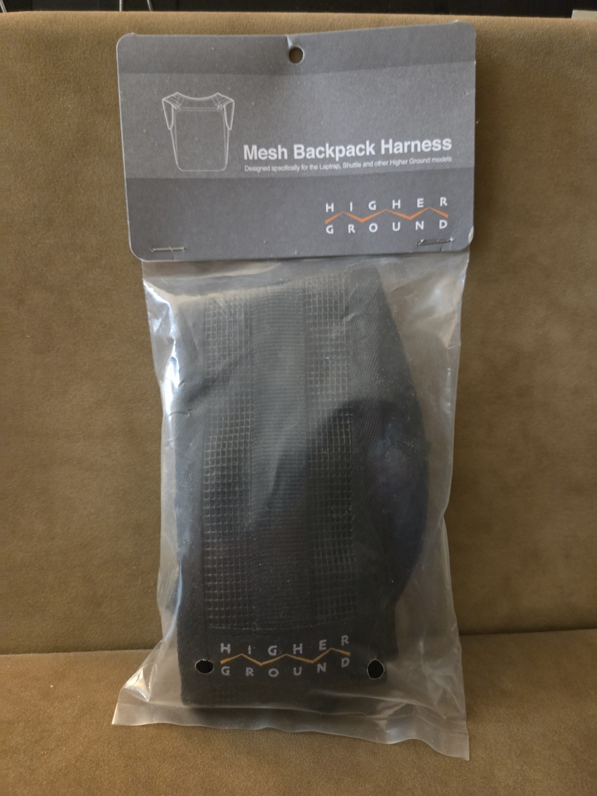 Heavy-Duty Mesh Backpack – See-Through Bag with Padded Shoulder Straps