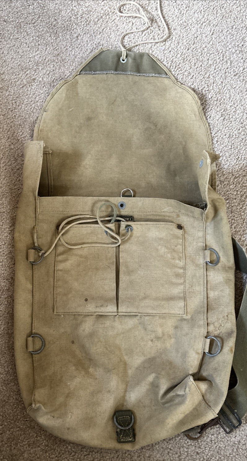 Vintage Kumfort Boy Pack Canvas Bag Byer Mfg Orono Maine