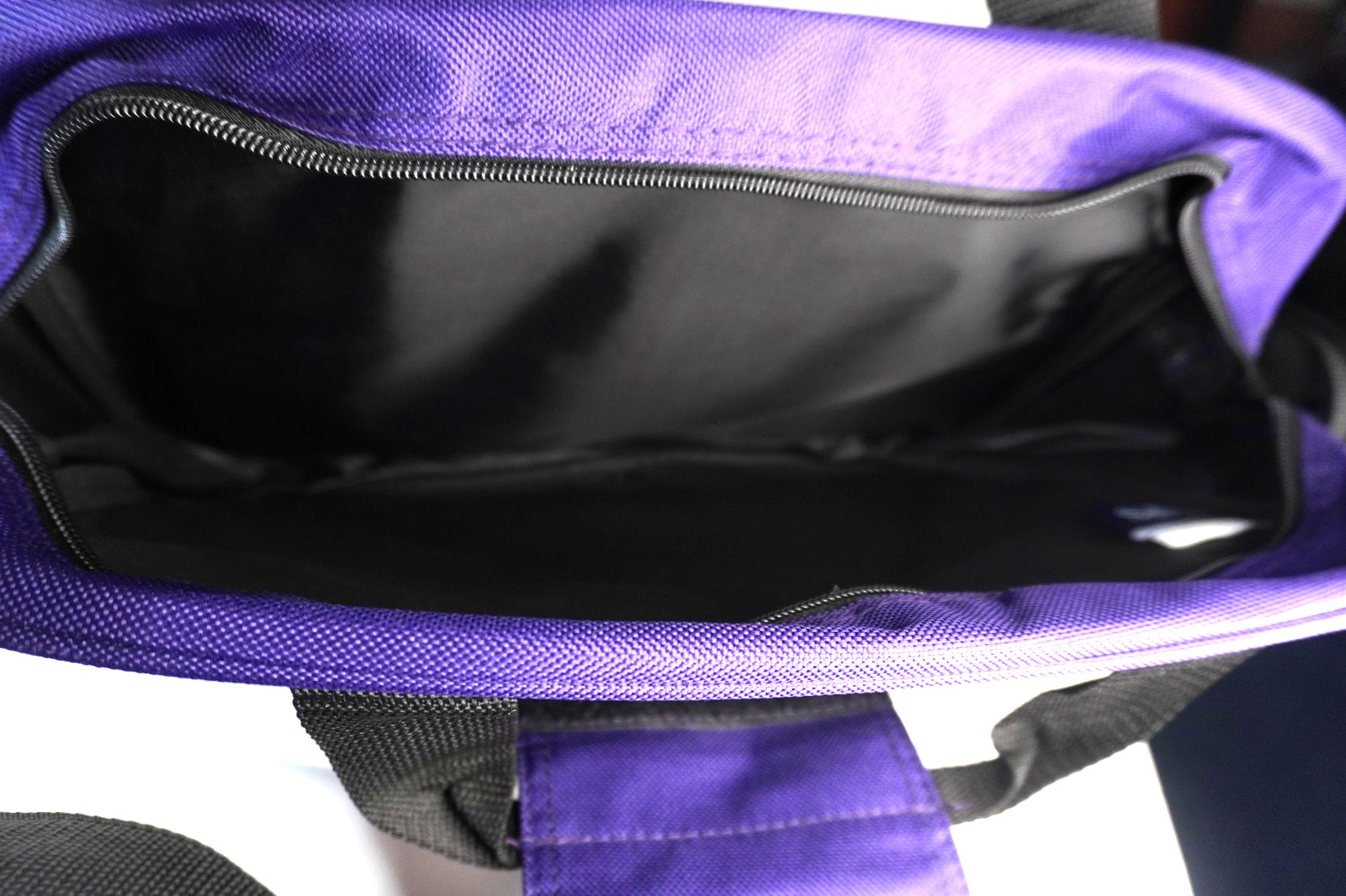Chaps Carry Bag (TWO SIDED) Purple and Grey in Color