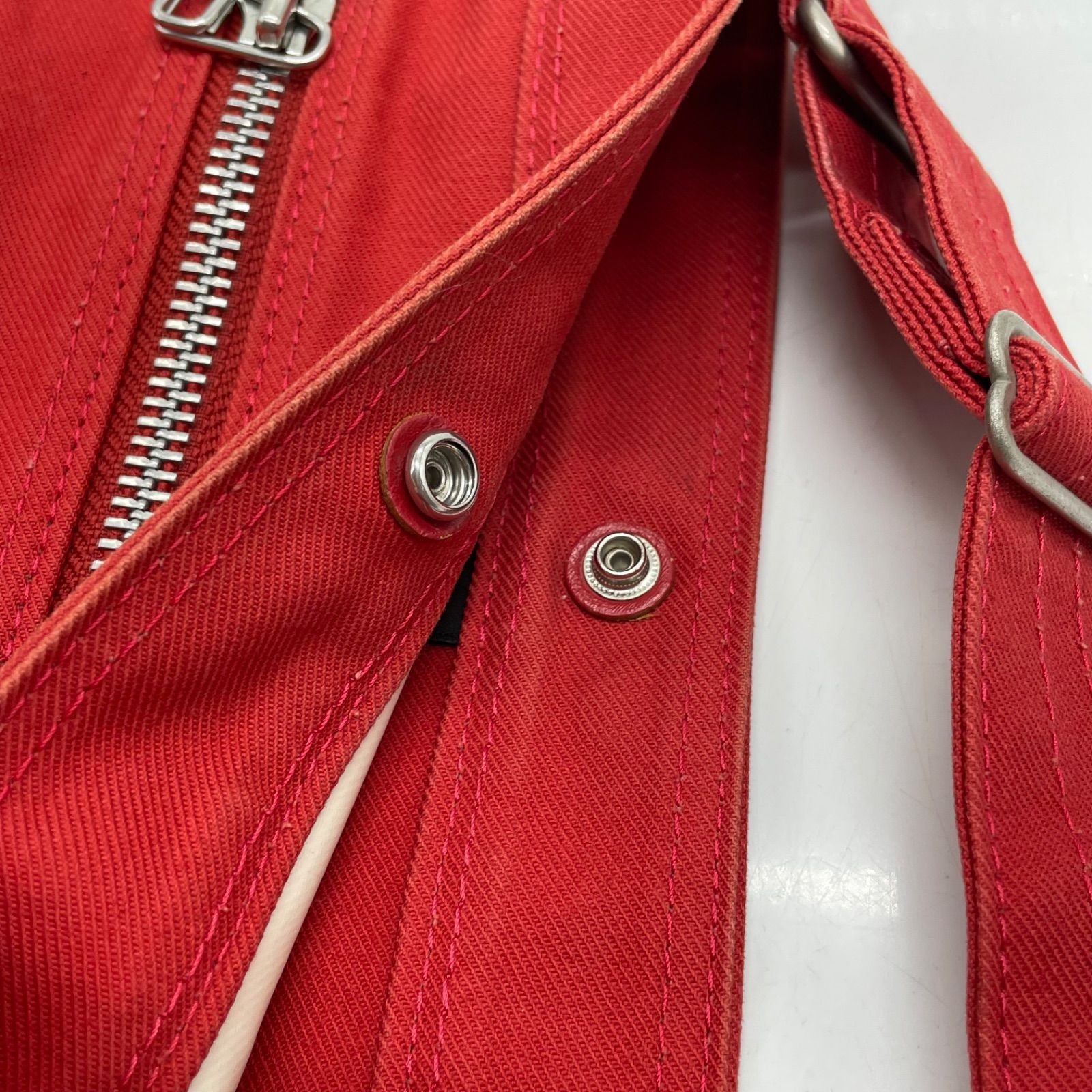 Porter Girl Naked Shoulder Bag Red 30cm x 27cm x 9cm Good Condition