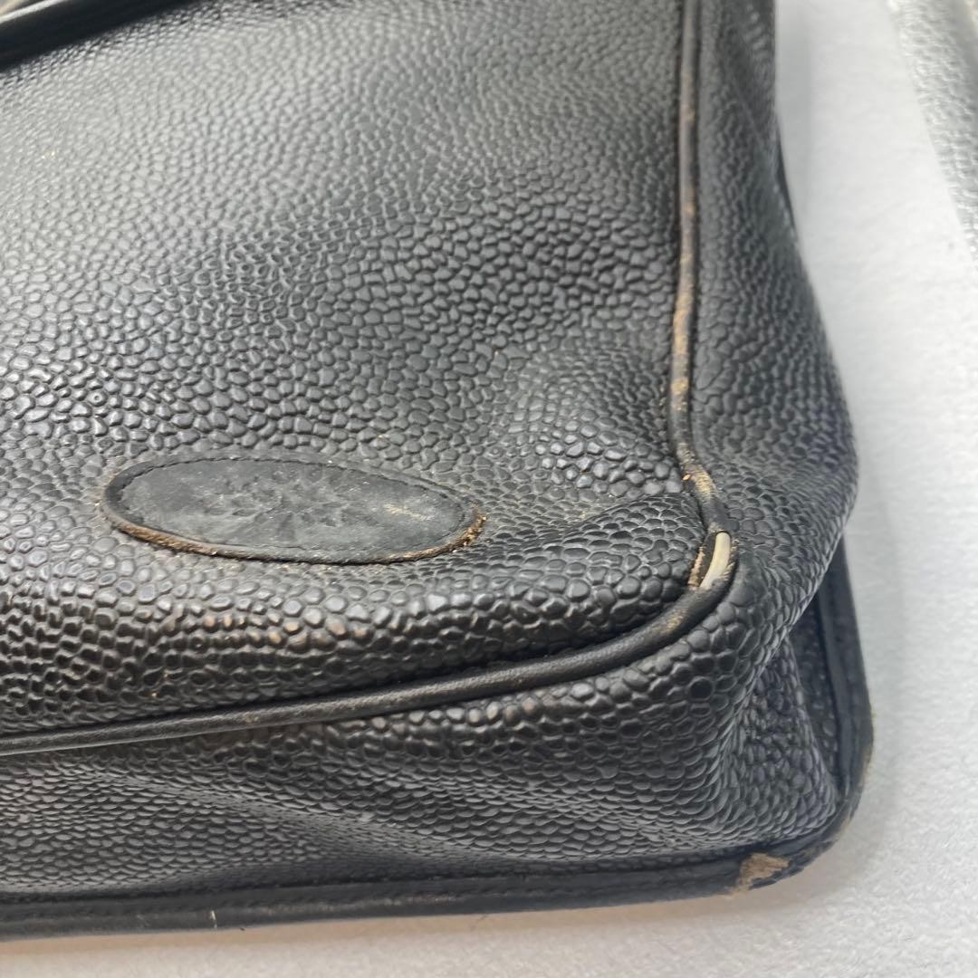 Good quality Mulberry Vintage Business Bag Large Capacity A4 Capable PVC Black