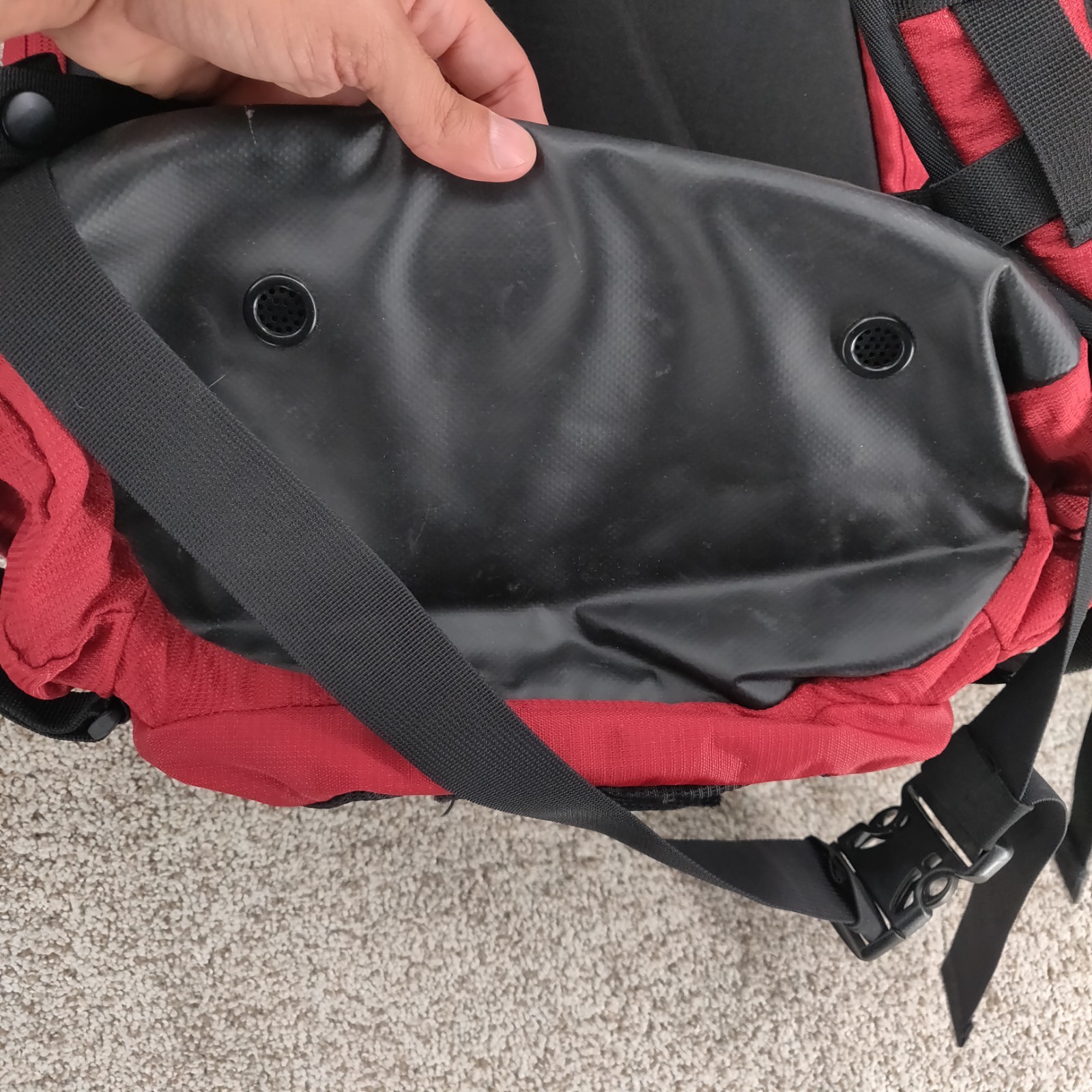 Vintage Oakley Tactical Field Gear Backpack Surf Pack Red