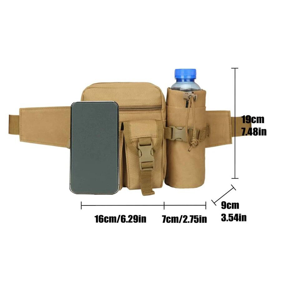 Tactical Pistol Pouch Waist Gun Pack Bag Fanny Packs Concealed Bag Gun Holster