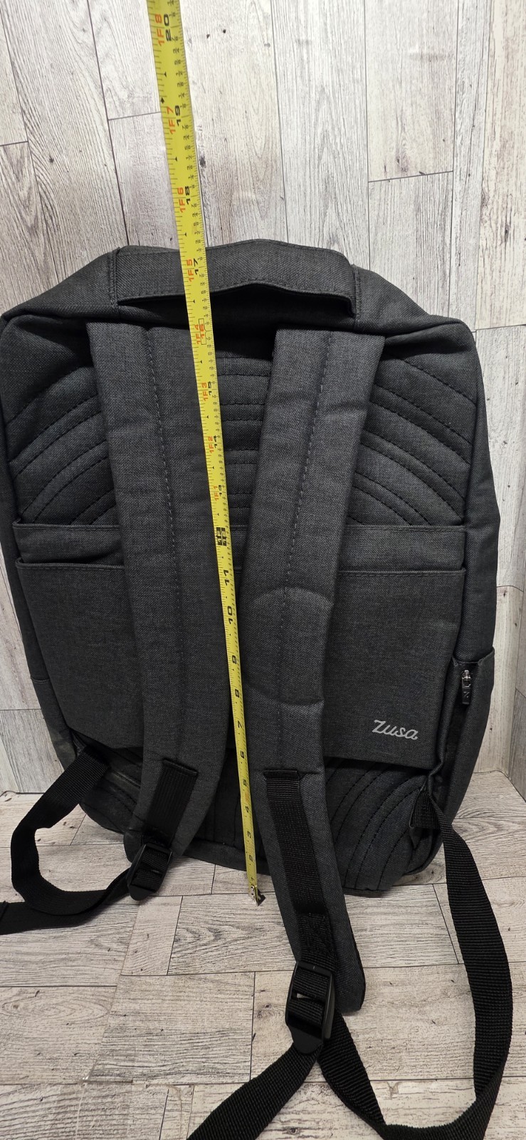 Zusa Black Heather Structured Transit Pack