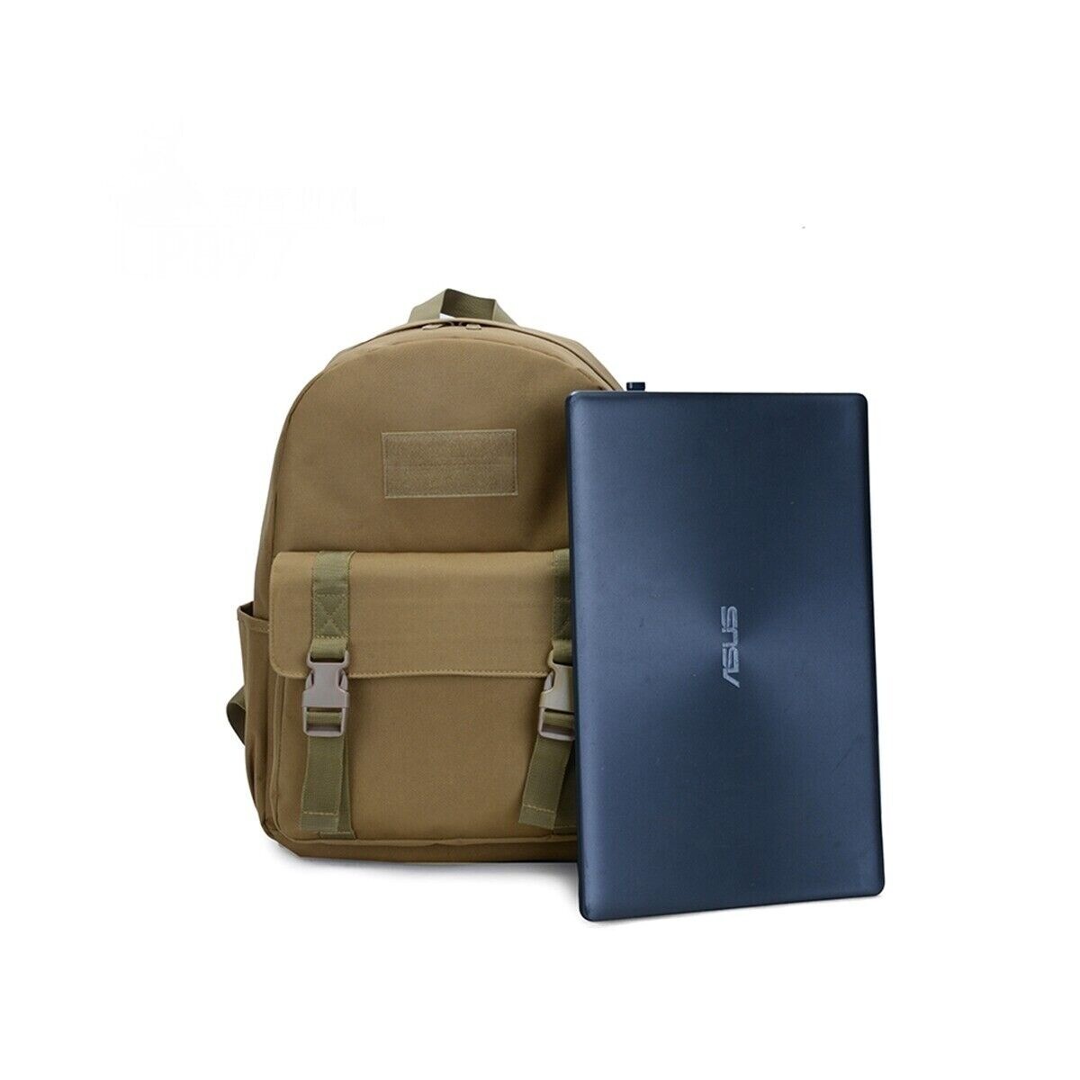 19L Green Backpack School Laptop Bookbag Travel Tactical Camping Rucksack Bag US