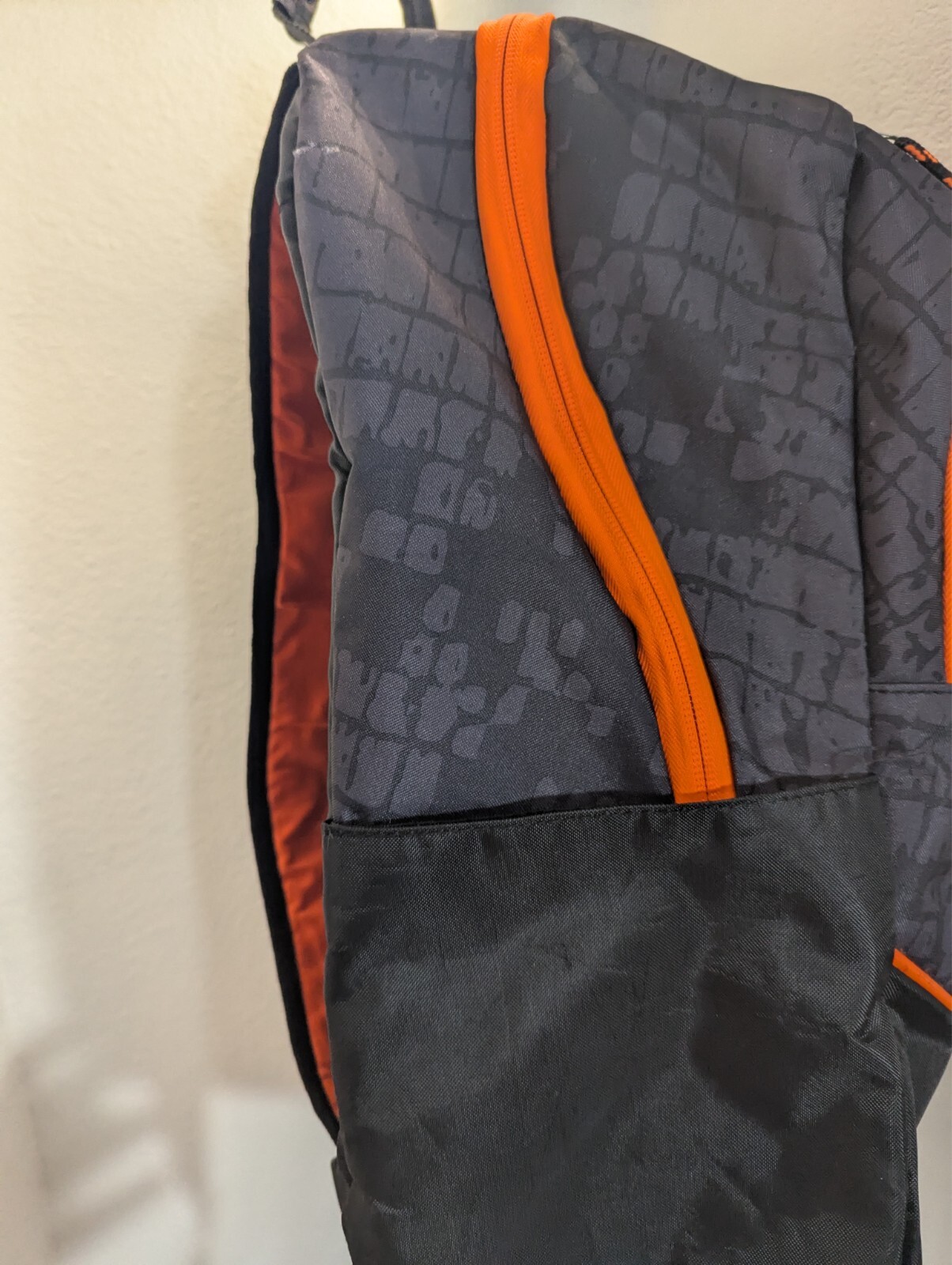 EastSport Backpack Large Black Gray Orange School Daypack Sports Hiking Gorpcore