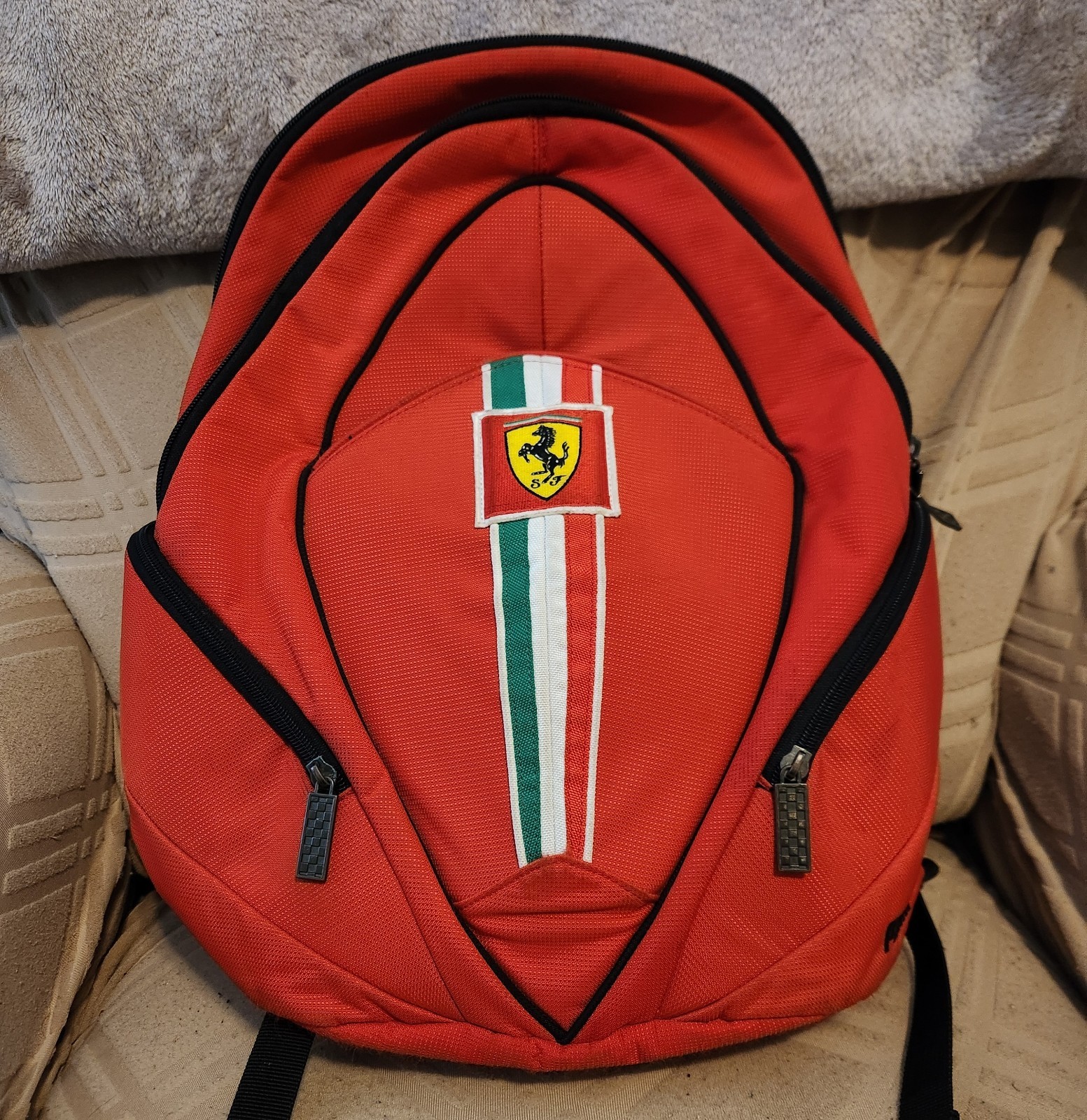 Ferrari Puma Small Red Backpack 2000’s Vintage