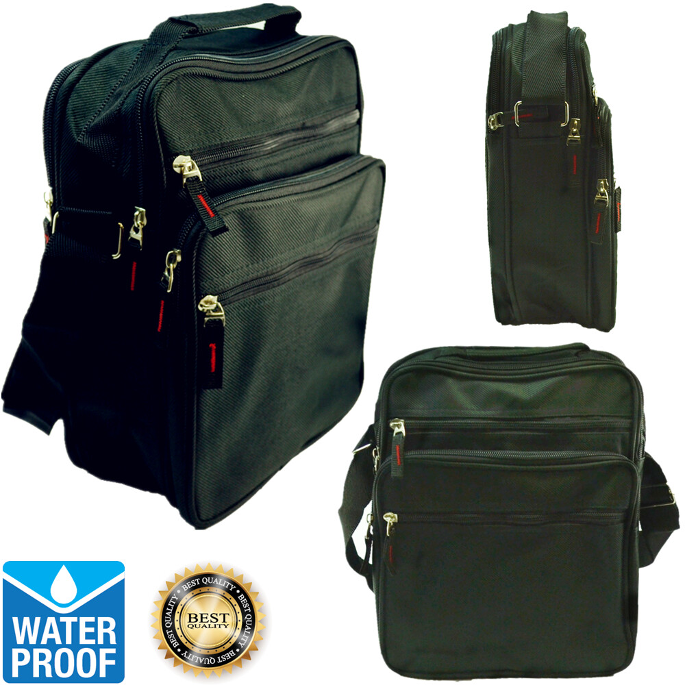 Waterproof Business Crossbody Briefcase Messenger Black Shoulder Satchel Bag