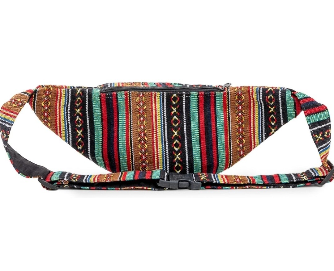 Freakmandu Unisex Hemp Fanny Pack – Hip Waist Bag Money Belt Bag Crossbody