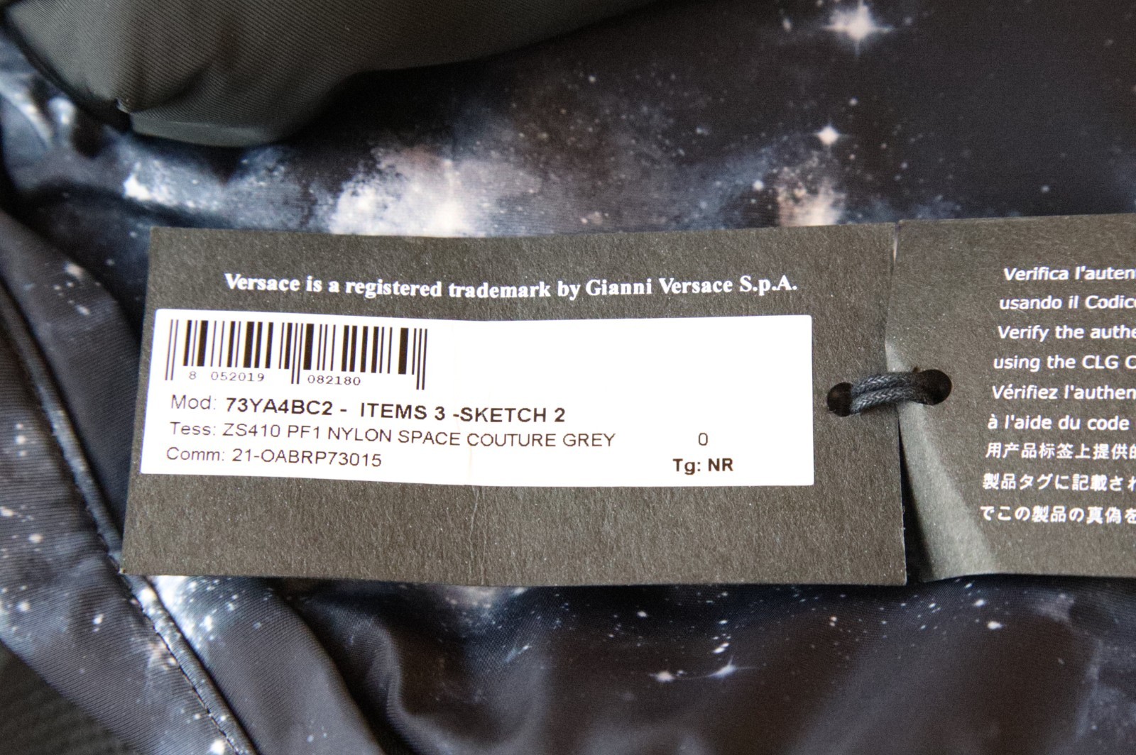 Versace Jeans Couture Galaxy Backpack – Original
