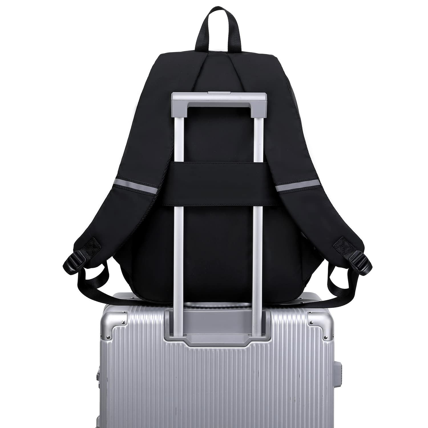 Big Student Laptop Backpack College Women Middle School Teen Girls Black