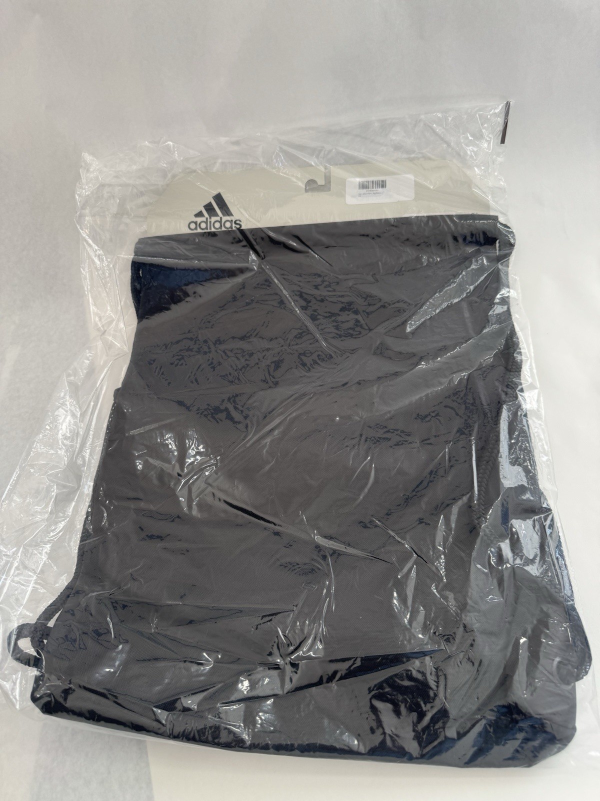 Adidas Alliance II Sackpack Black Drawstring Gym Bag Lightweight Travel