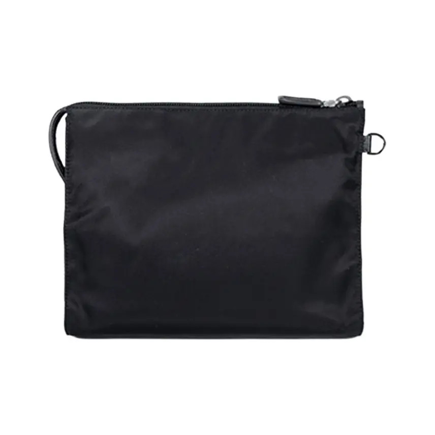 PRADA Re-Nylon Makeup Bag Handbag Men’s Black 8.8×2.5×6.2 in