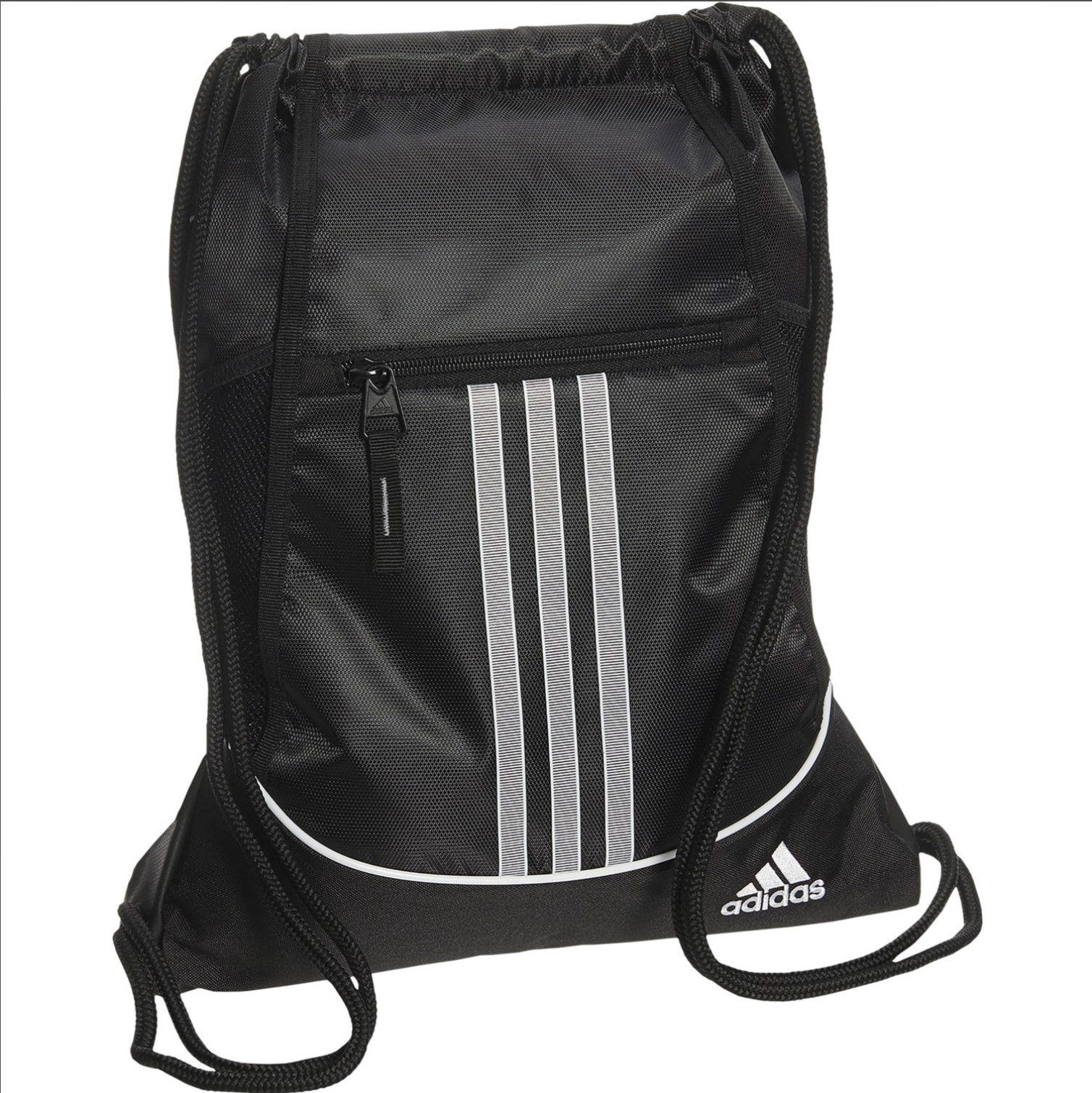 Adidas Alliance II Sackpack Black Drawstring Athletic Gym Bag
