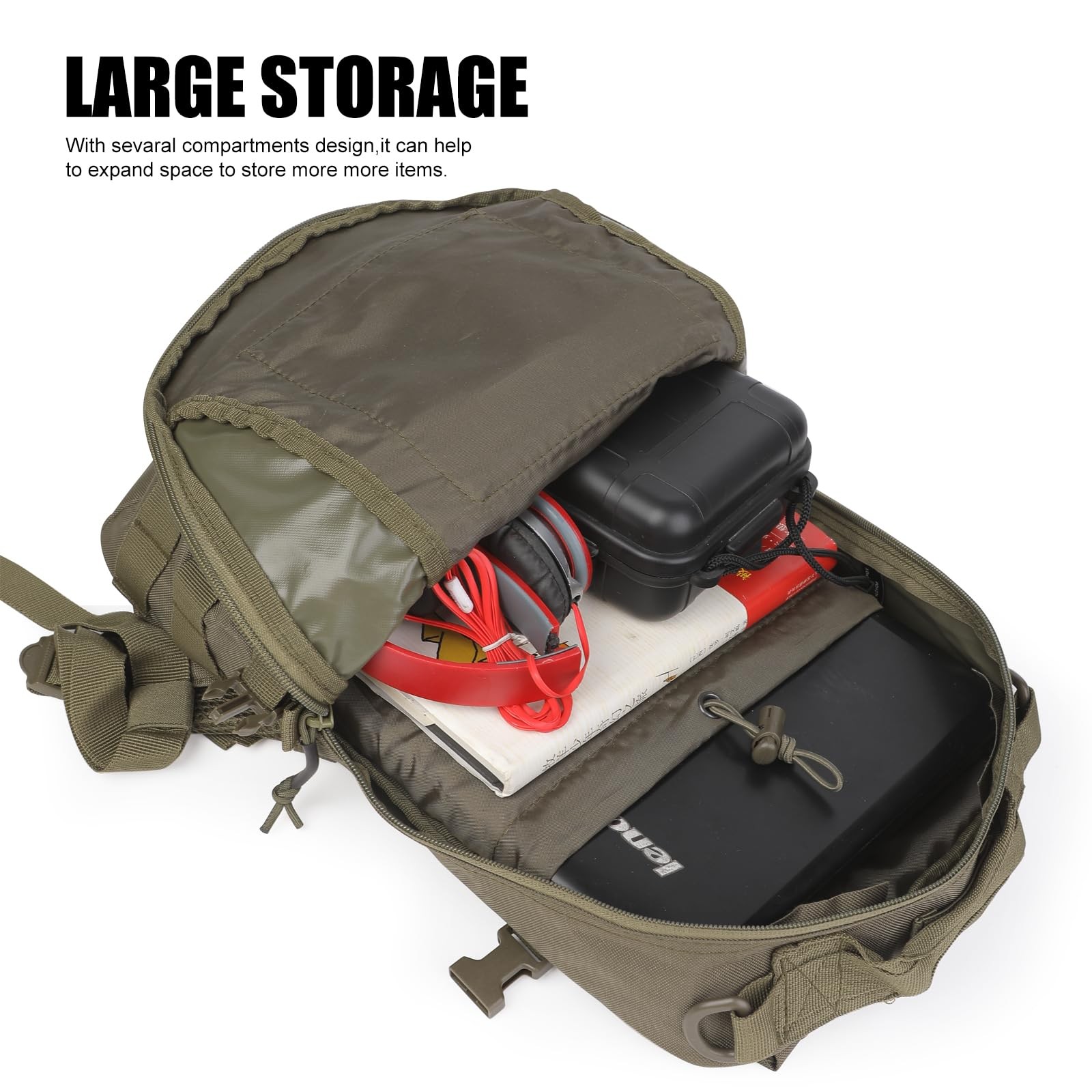 Small Tactical Backpack Military Daypack 12L Molle Bag Rucksack Army Daypack …