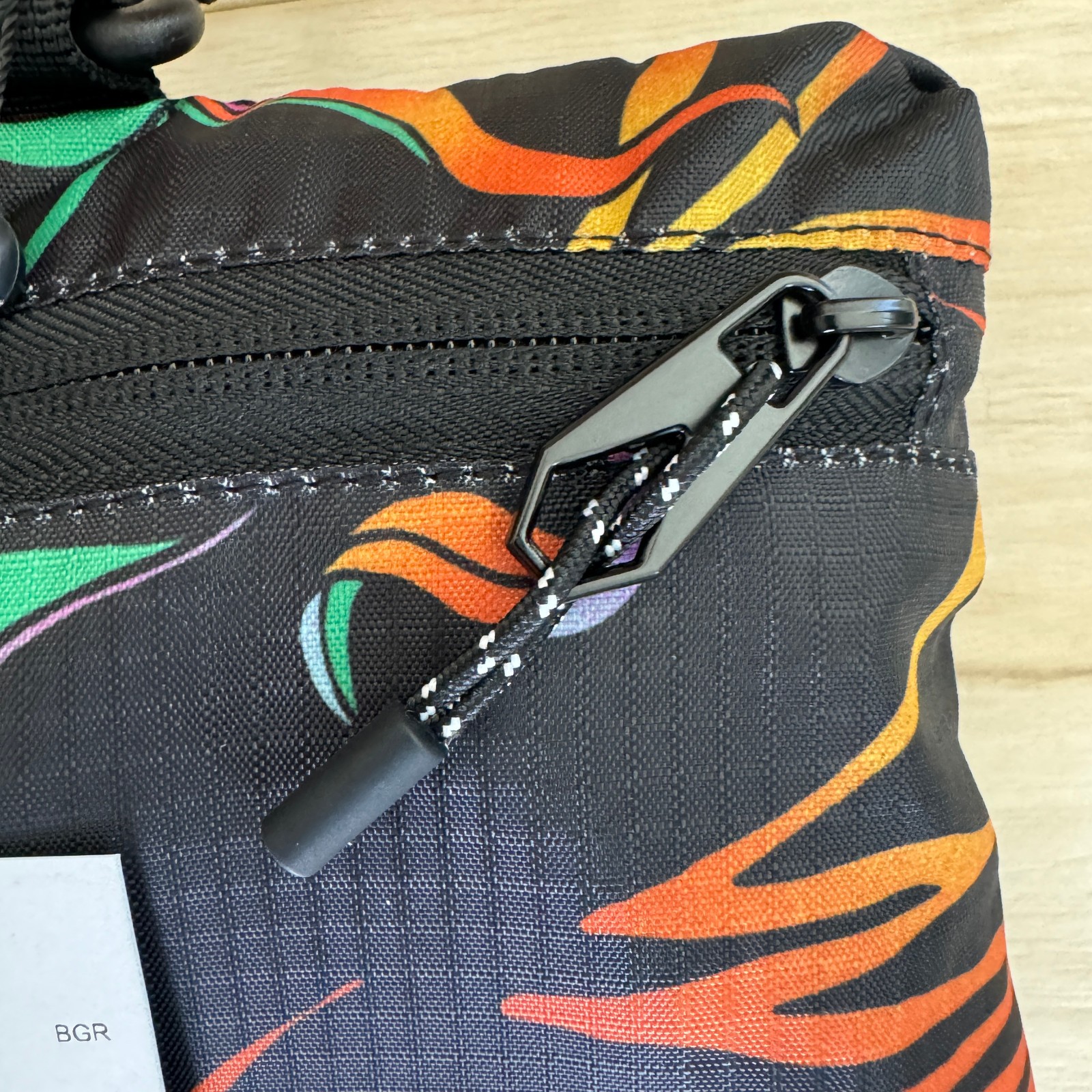 Volcom Packable Duffel Bag Black Streetwear Travel Gym Lightweight 10 X 18 X 10