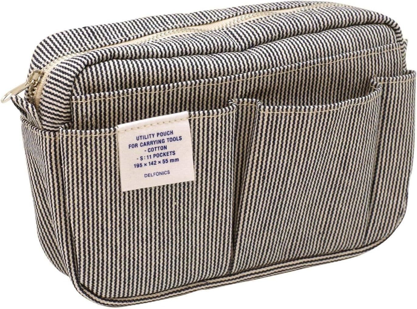 DELFONICS Inner Carrying Bag Denim Pouch Case Bag in Bag Size S 500095 A