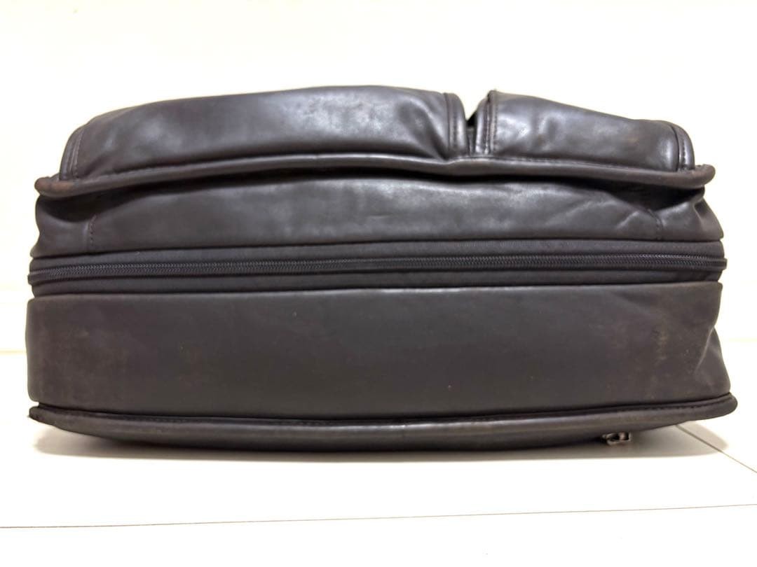 TUMI Briefcase Business Bag All Leather Brown