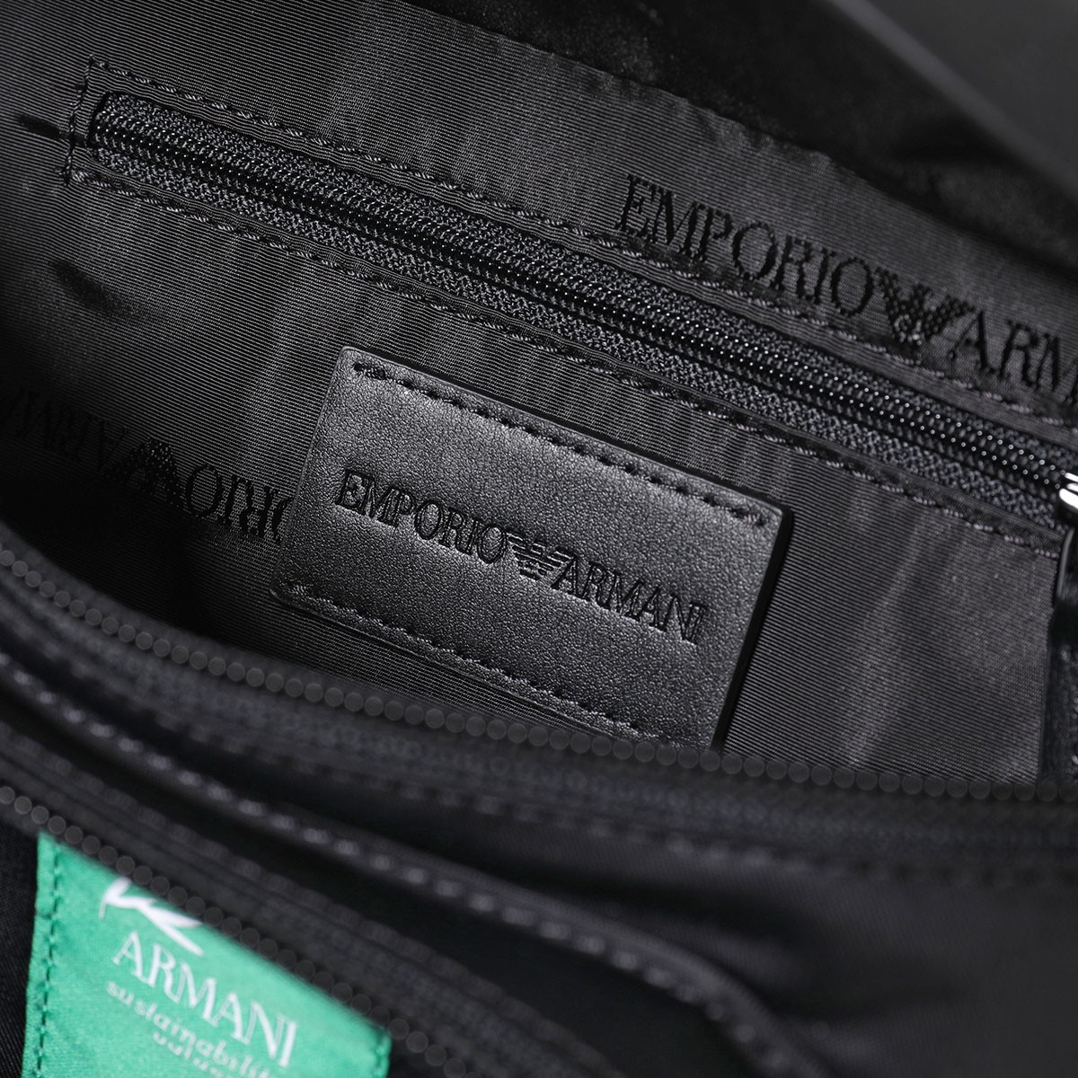 EMPORIO ARMANI Body Bag BELT BAG Men’s Belt Bag Eagle Plate Bag UC001 BLACK