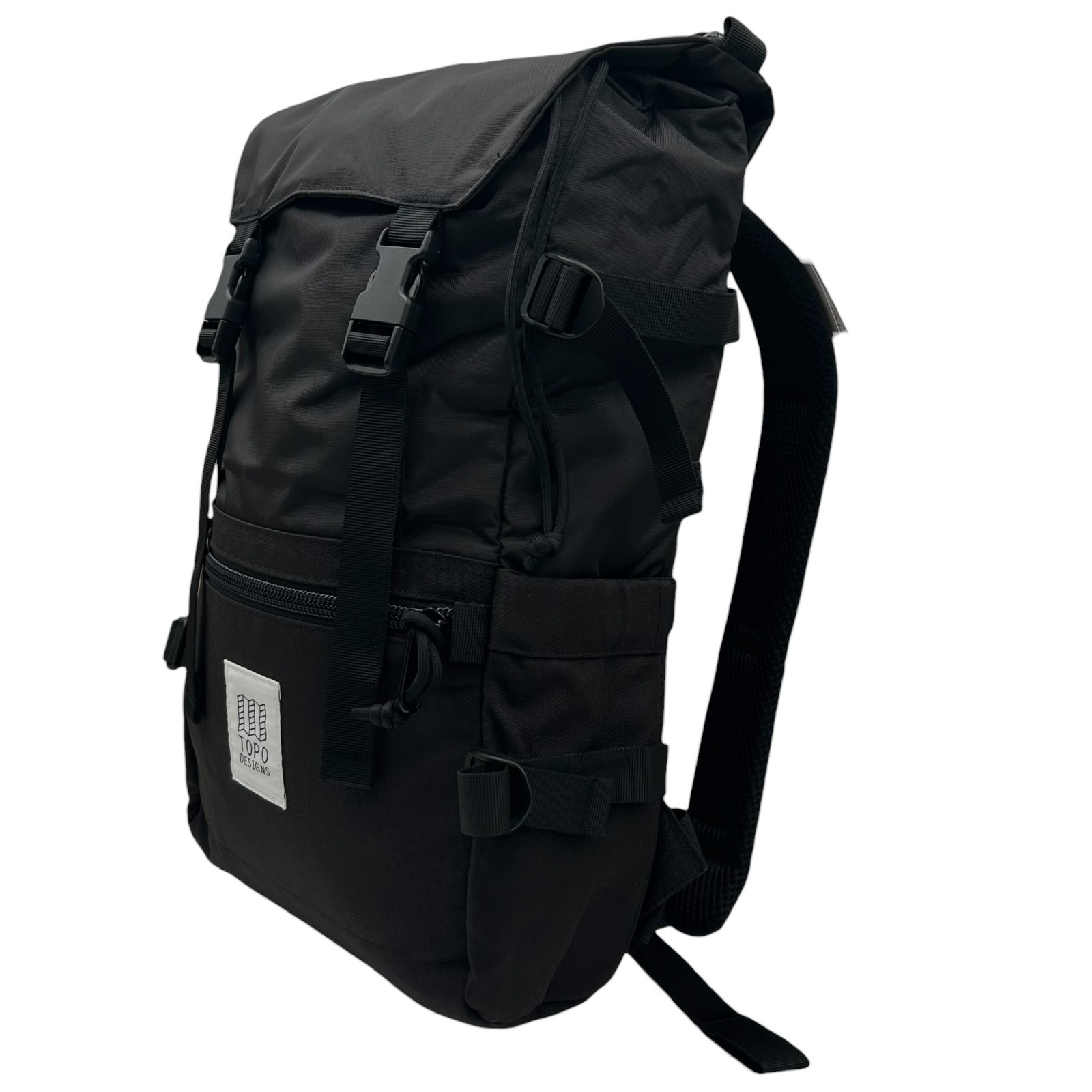 Topo Designs Men’s Rover Pack 20L Backpack Black Fits 15″ Laptop Water-repellent