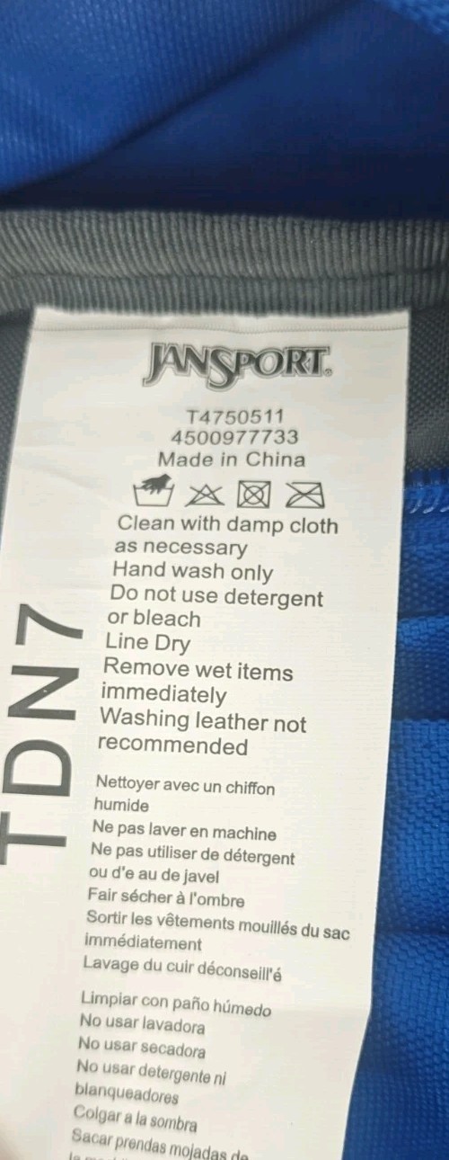 JanSport Big Student Backpack Royal Blue DJ Turntable Graphic Pack TDN7 T475 New