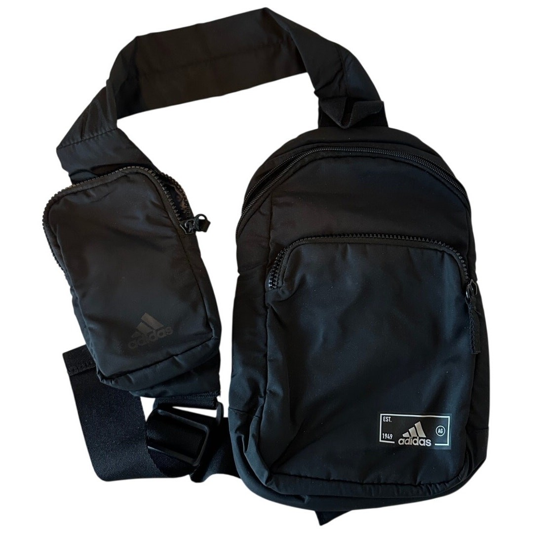 Adidas Crossbody Bag Essentials 2 Sling Adjustable Strap Black