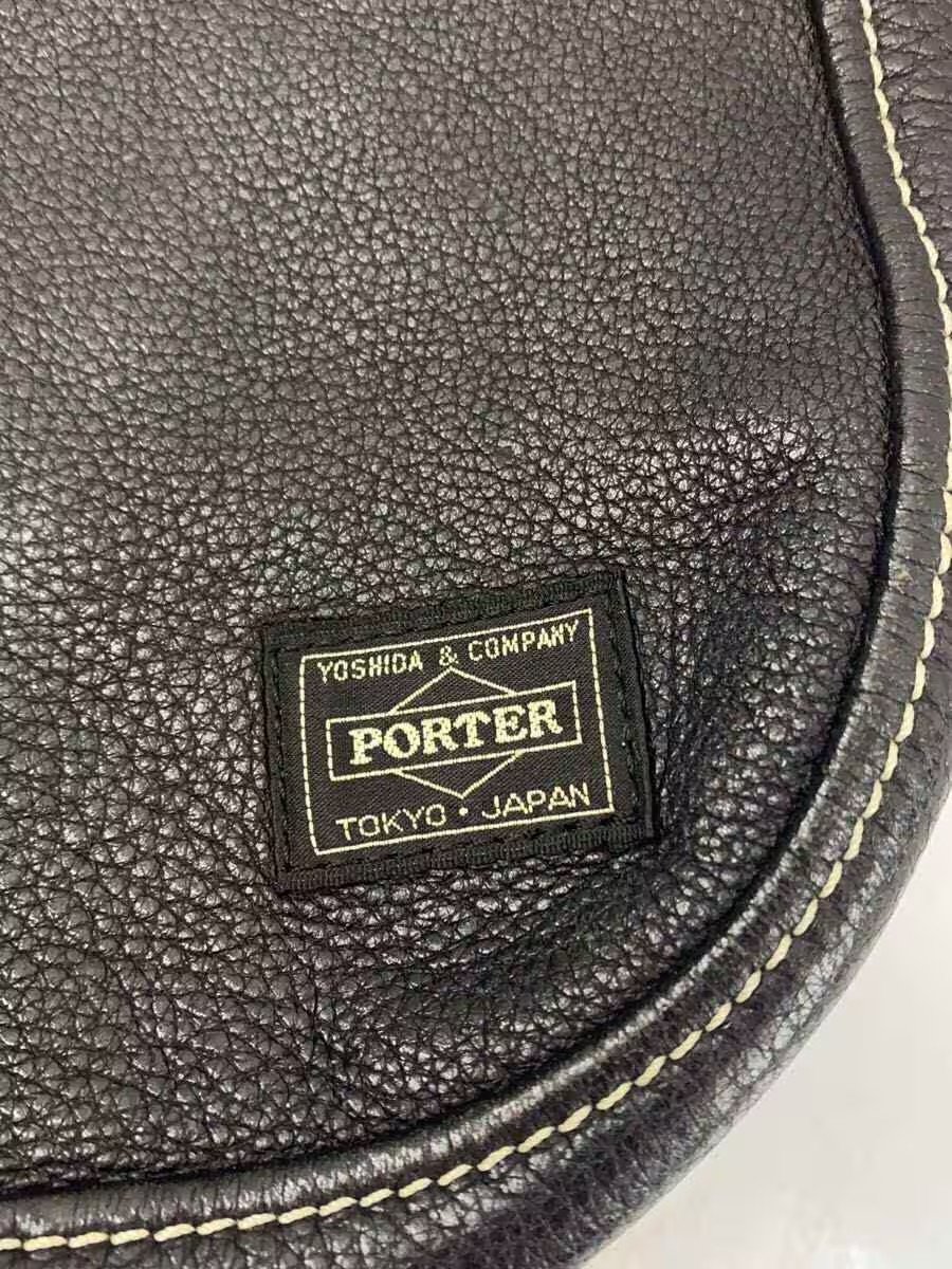 PORTER Shoulder Bag Leather BLK Solid 120 03307 10