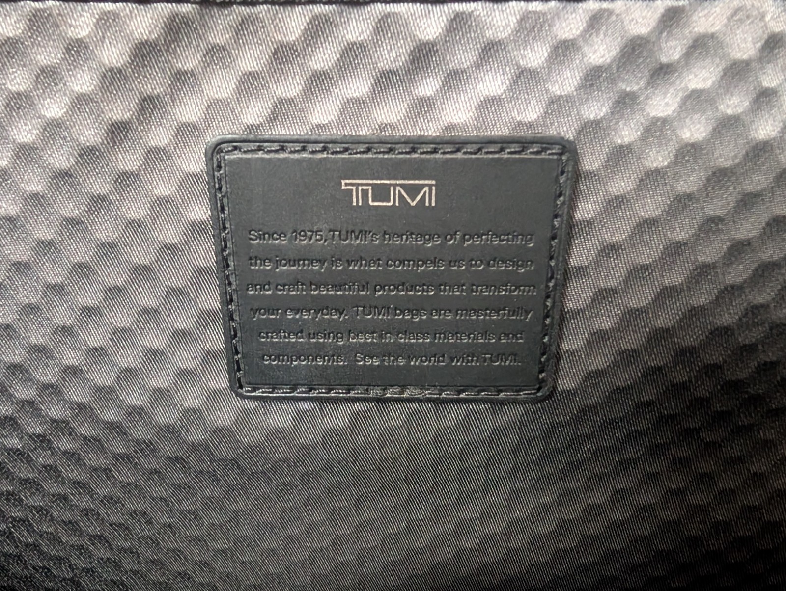 TUMI Alpha Bravo Tyndall Utility Backpack 0232384D Black Ballistic Nylon Red Kit