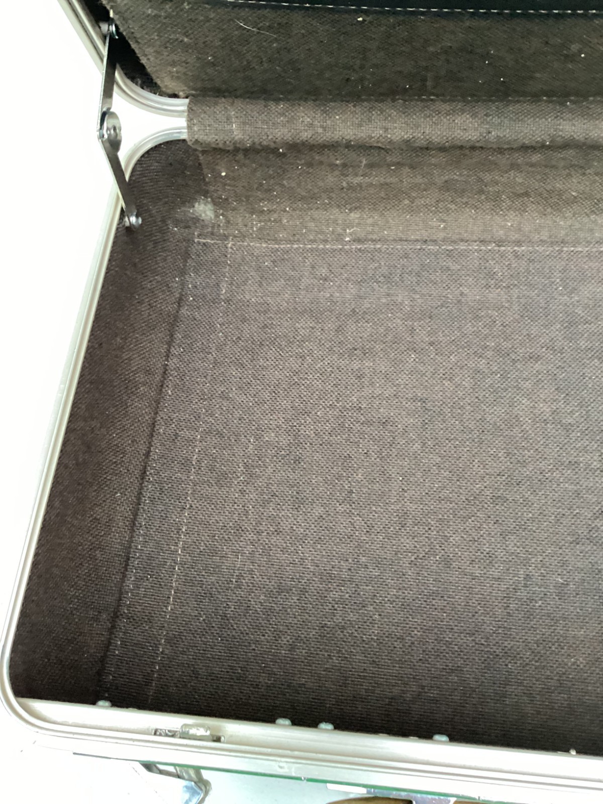 1980s Zero Halliburton Aircraft Grade Aluminum Combination Lock Briefcase