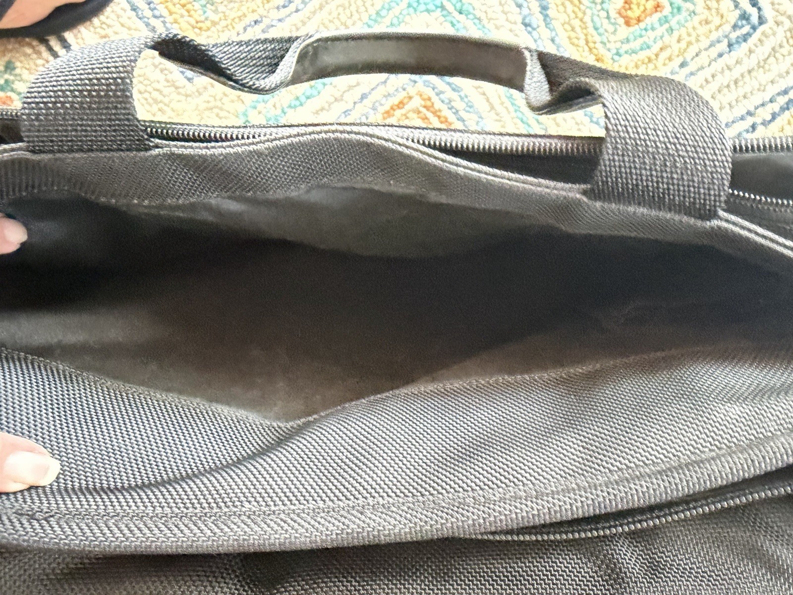 TUMI Alpha Medium 15 -inch Expandable Briefcase with Removable Padded Strap-Used