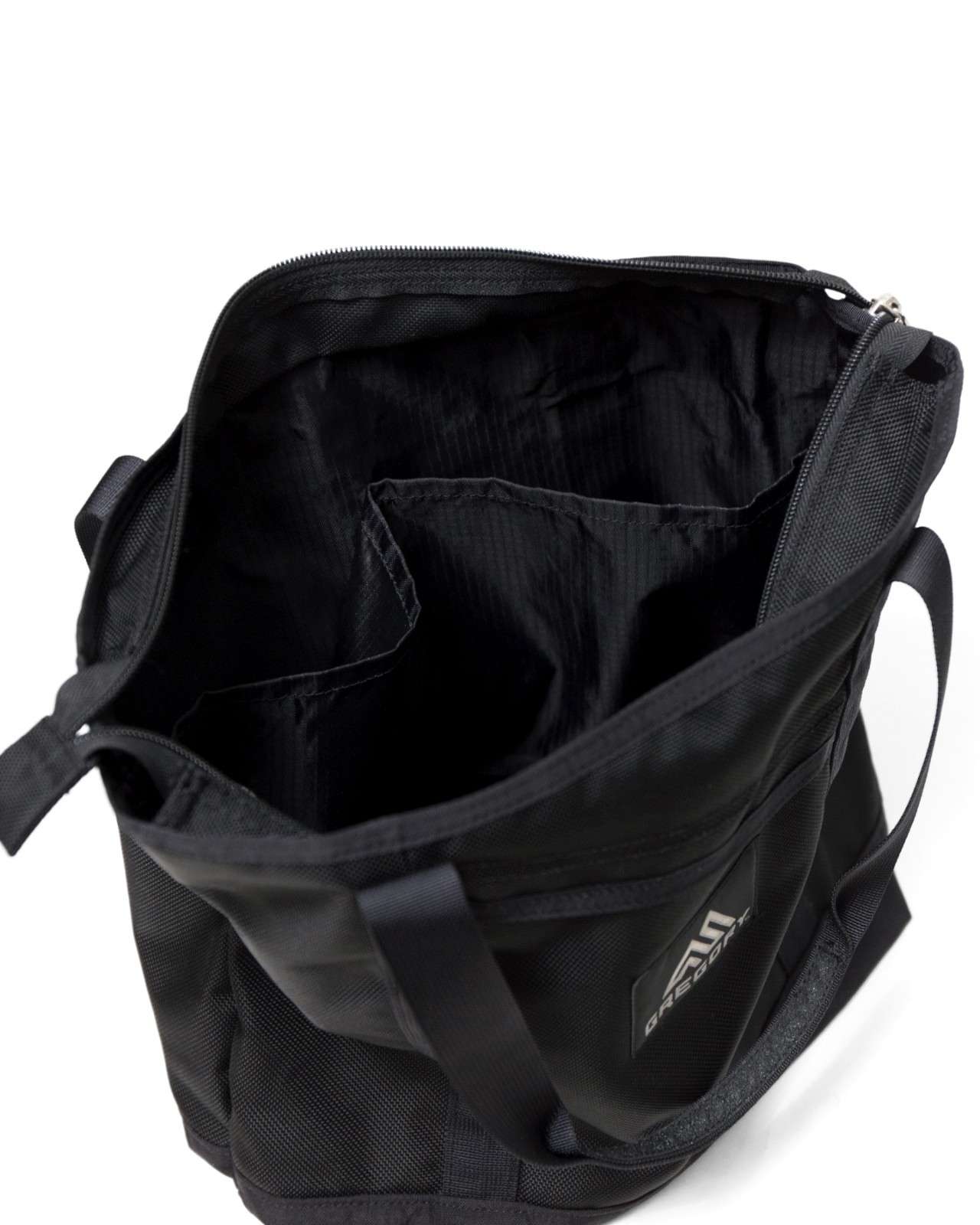 Gregory Classic Tote Bag Black Ballistic Nylon Zipper Top Everyday Outdoor 18L