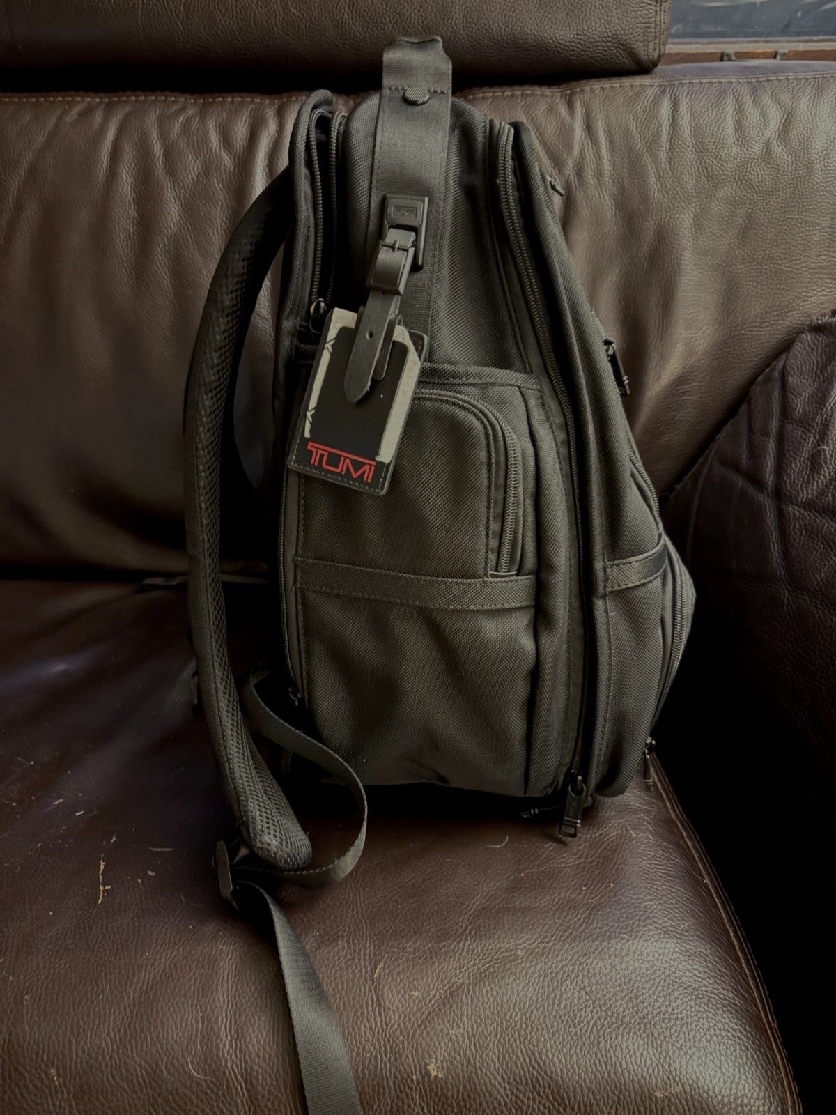 Tumi Alpha 3 Packing Backpack Black Nylon Used Only Once, Excellent Condition