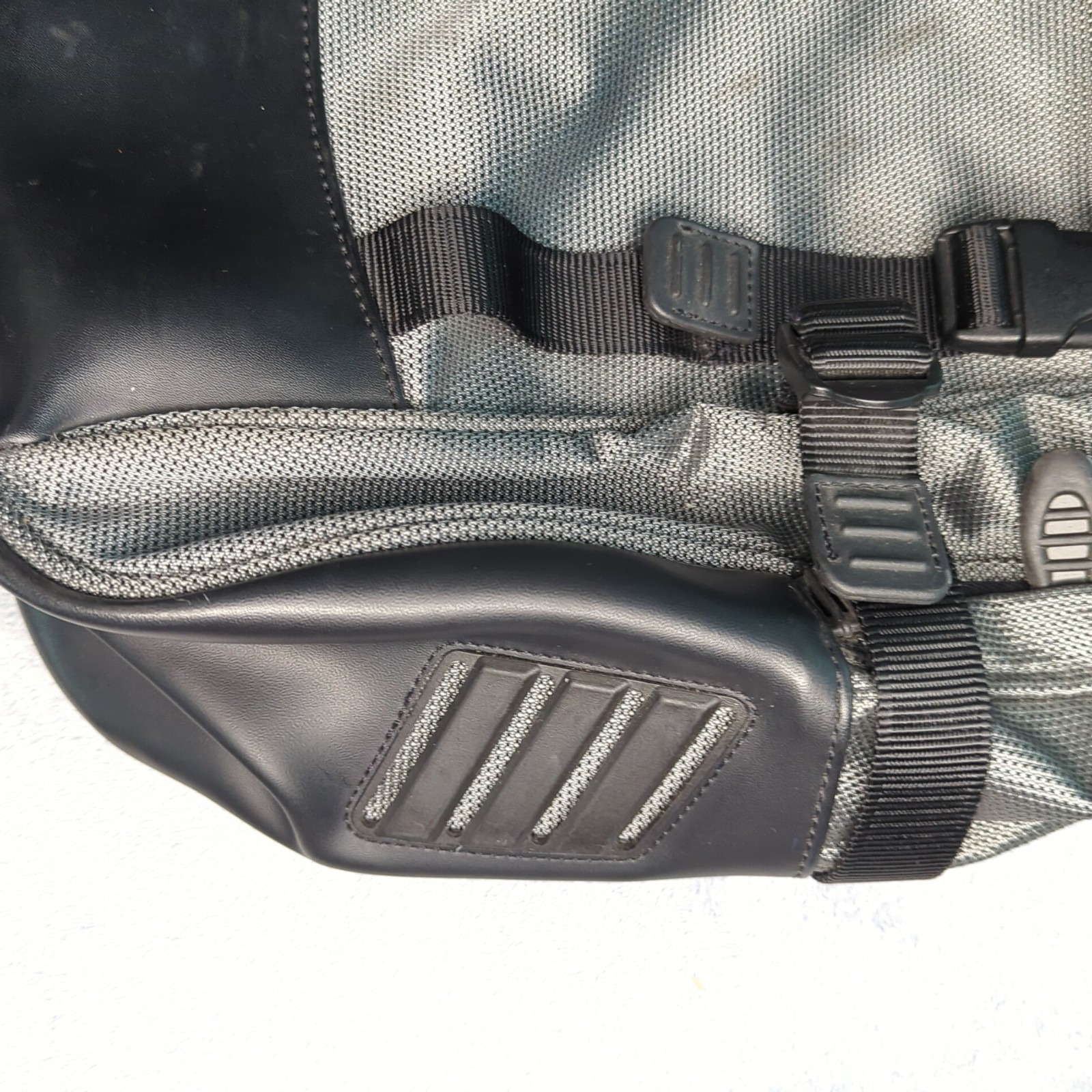 TUMI T2 Black Gray Ballistic Nylon Backpack