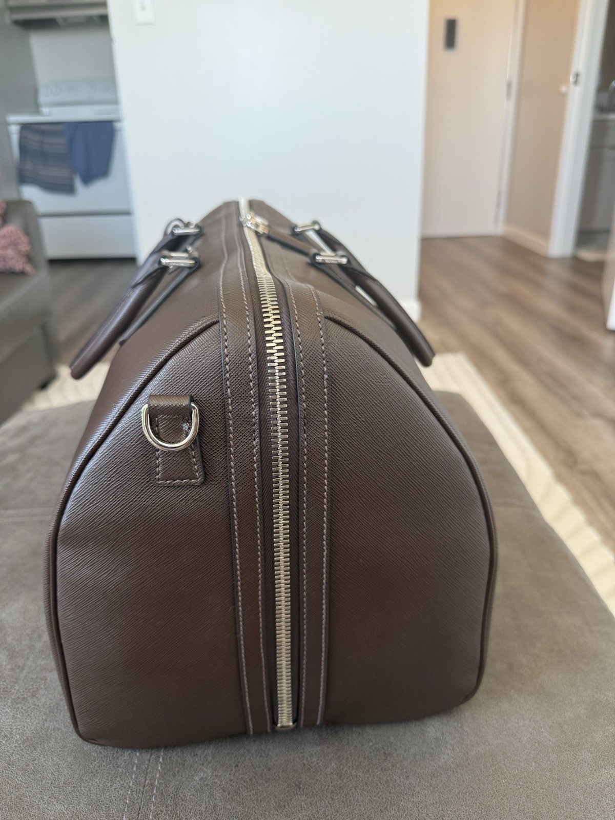Prada Saffiano Leather Duffle