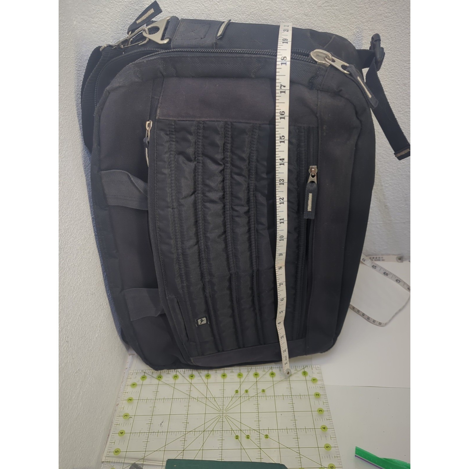 Ogio Jack Pack Messenger Bag With Wagner CAT Logo Black Large Tool School