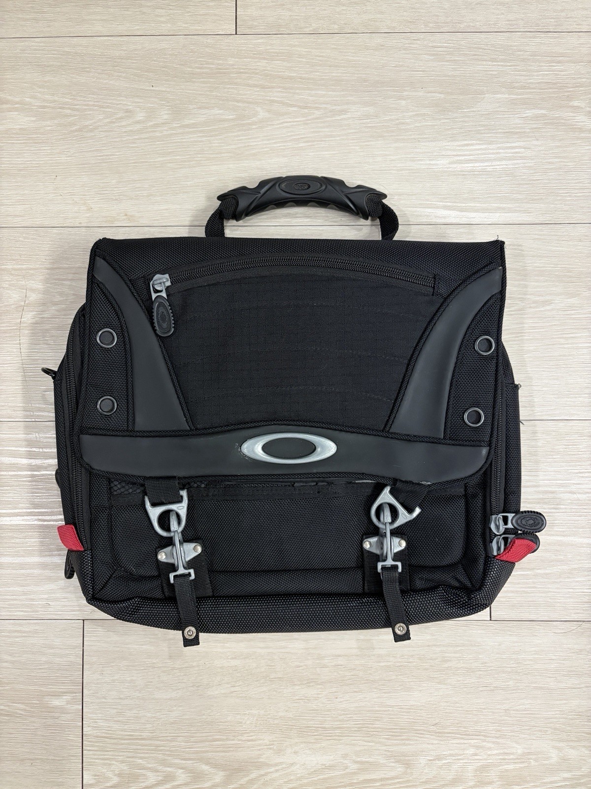 Vintage Oakley Software Computer Tactical Field Gear Laptop Briefcase Bag Y2K