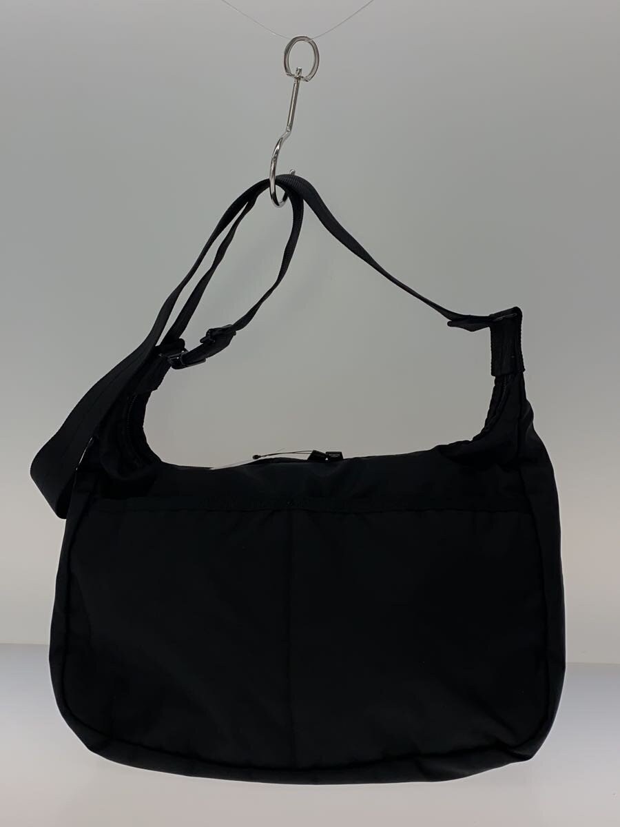 Authentic PORTER Flash Shoulder Bag Nylon Black 11cm x 23cm Compact Bag