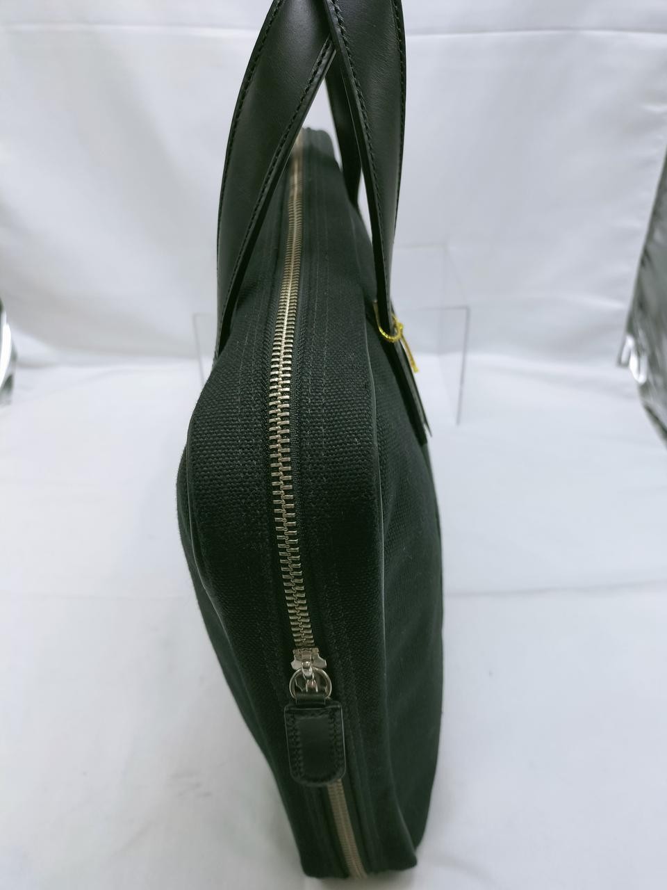 PORTER Yoshida Unite Briefcase Business Bag Canvas Green Japan Laptop Case