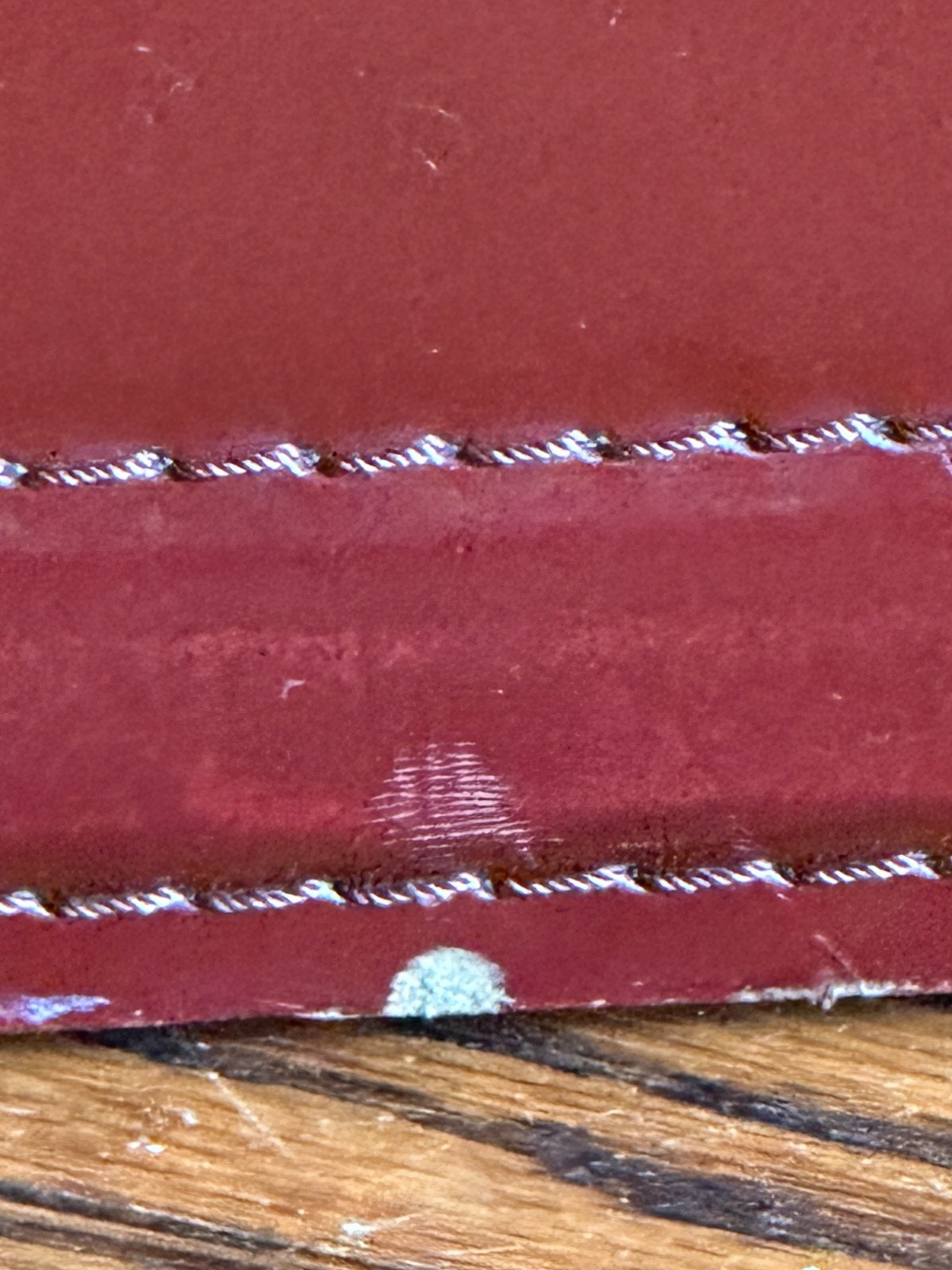 Vintage Ventura Briefcase Burgandy Leather 17.5″ x 12.5″