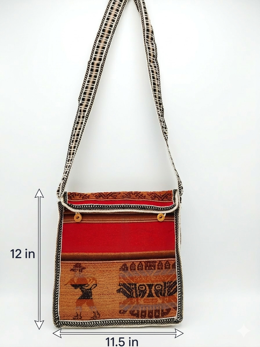 Peruvian Crossbody Bag – Morral Peruano Acolchado