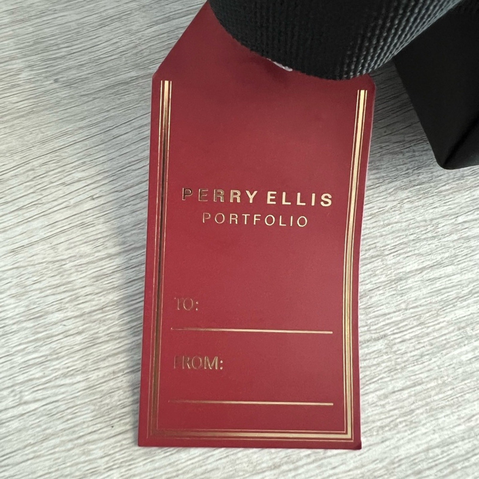 Perry Ellis Portfolio Men’s Black Nylon Handle Travel Kit