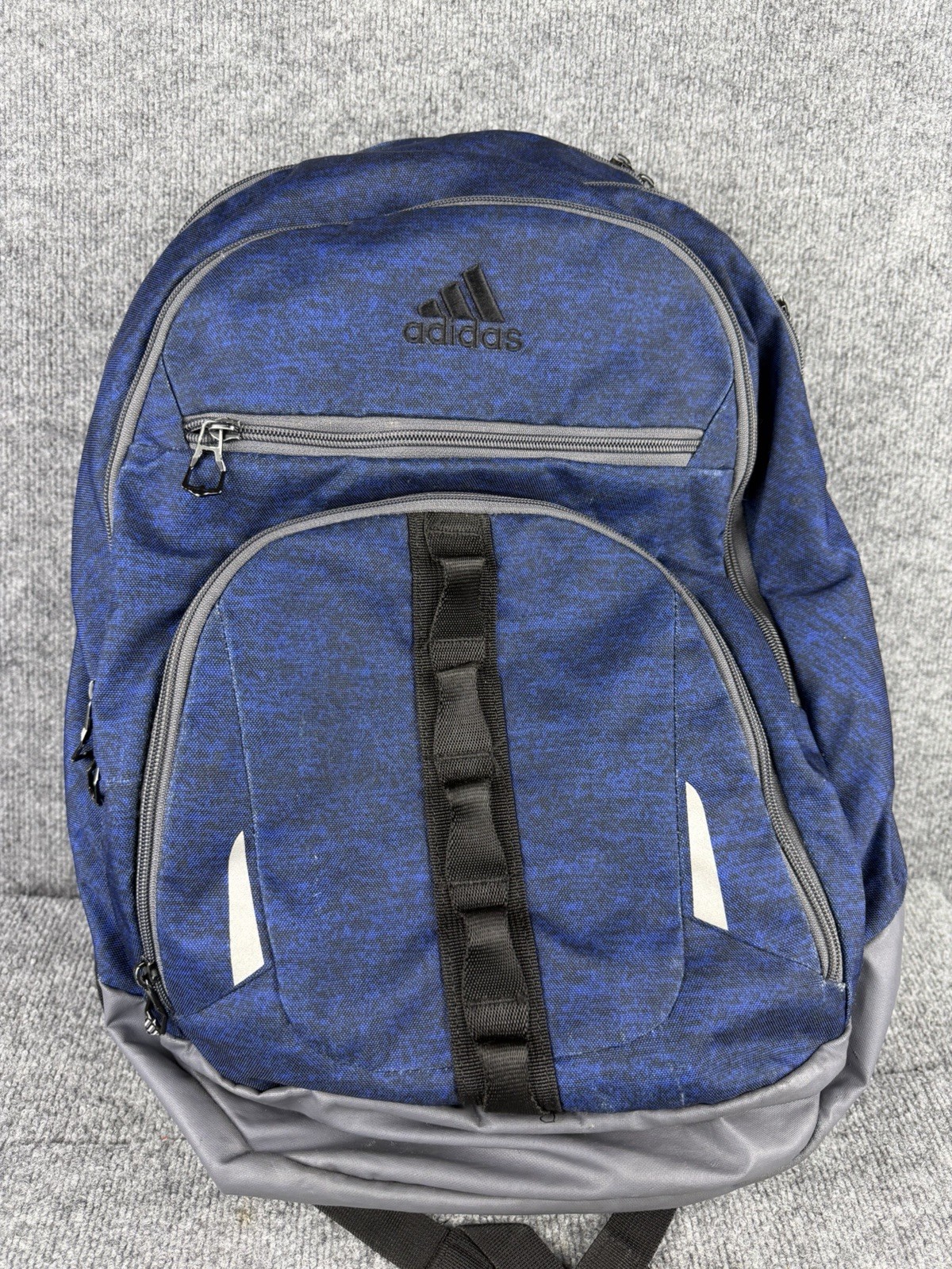 Adidas Prime 6 School Backpack Blue/Black 20″ Laptop Sleeve