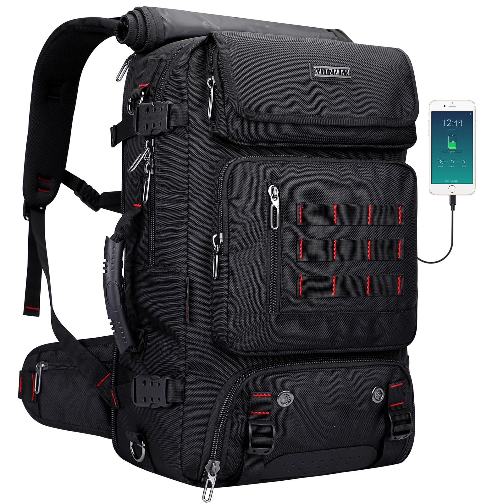 Carry on Travel Backpack for Men Airline Approved Fits 16″ Laptop