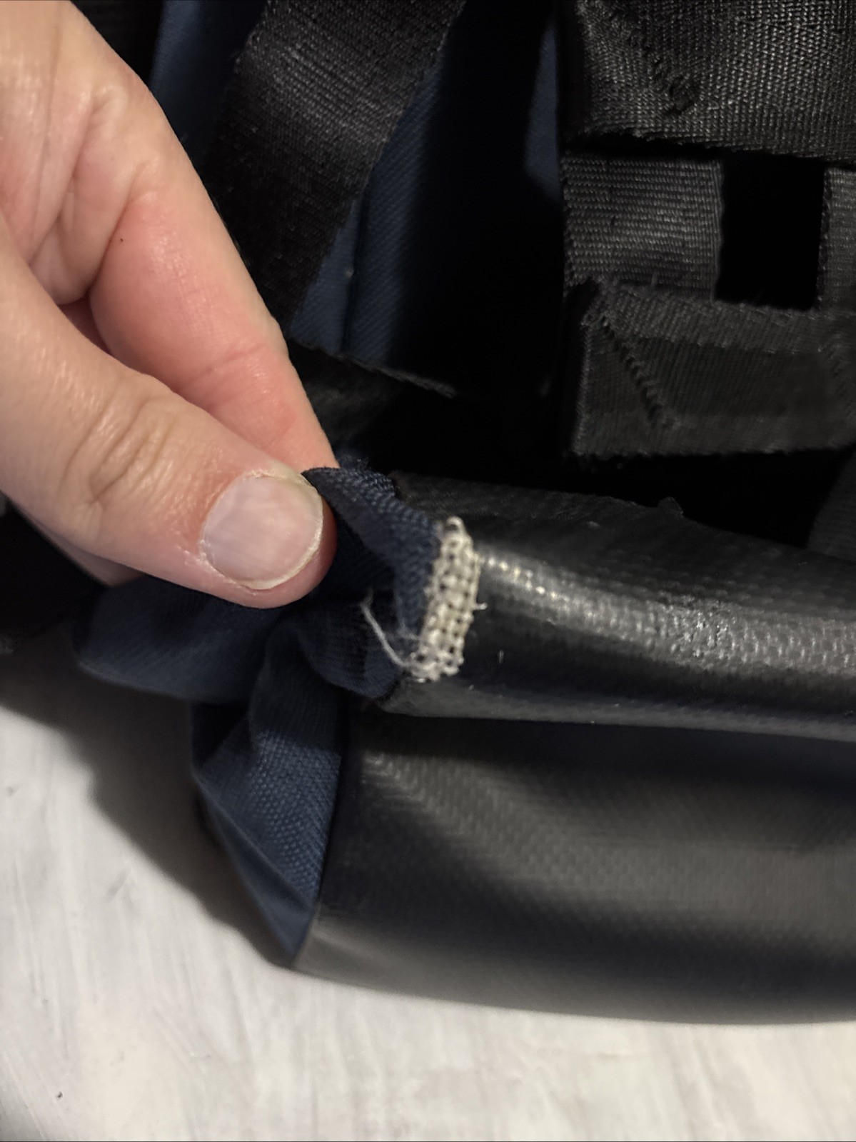 CHROME INDUSTRIES BACKPACK BARRAGE BG-163 Used Worn Rip