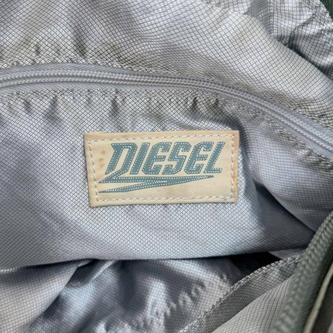 DIESEL Archive Y2K Multi Functional Shoulder Bag Green Nylon Rare