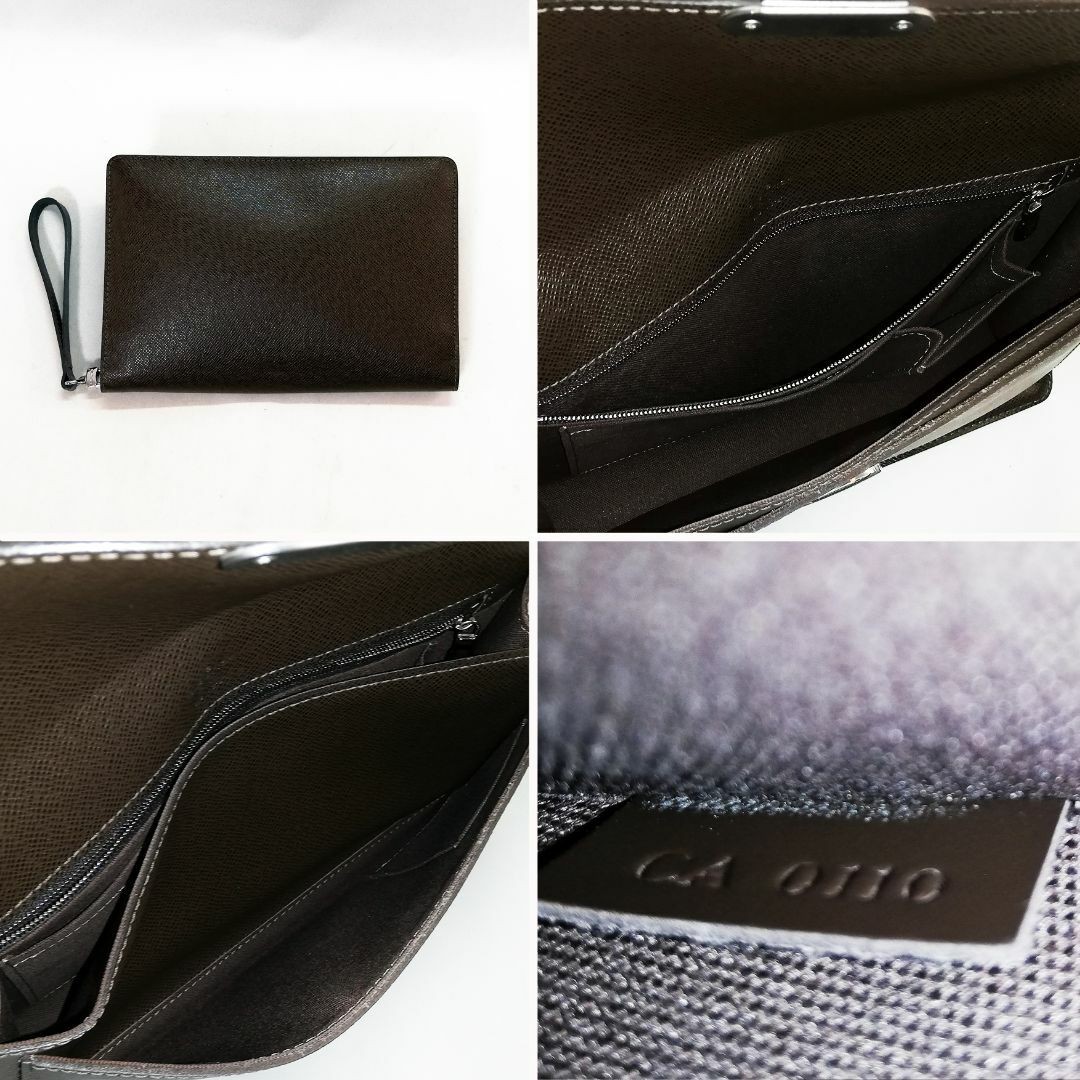 Louis Vuitton Taiga Belaia Slim Second Clutch Bag Designer Versatile 18×26.5×4cm