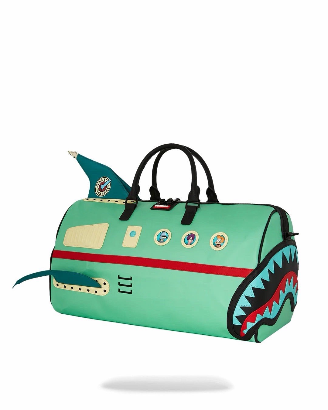 Sprayground Futurama Planet Express Rocket Space Ship Duffle Duffel Bag New