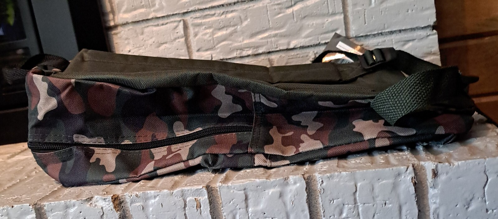 Camo Backpack By A D Sutton & Sons Zip Closure New With Tag 17 Inches
